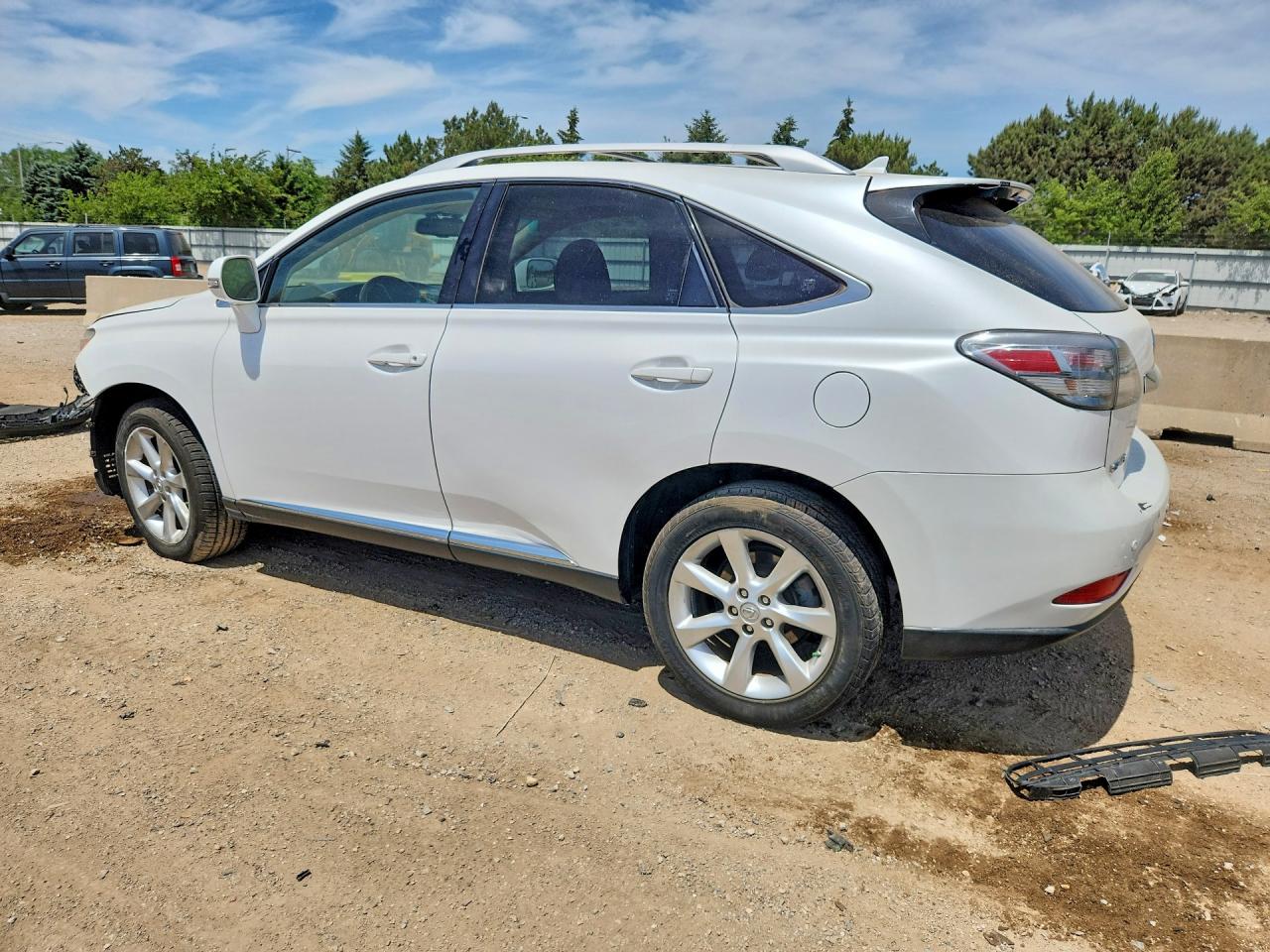 2010 Lexus Rx 350 White vin: JTJZK1BA0A2000953
