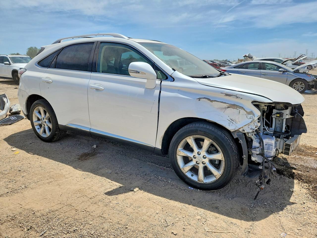 2010 Lexus Rx 350 White vin: JTJZK1BA0A2000953