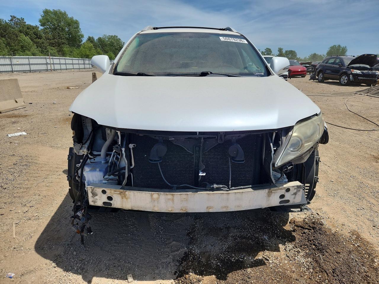 2010 Lexus Rx 350 White vin: JTJZK1BA0A2000953
