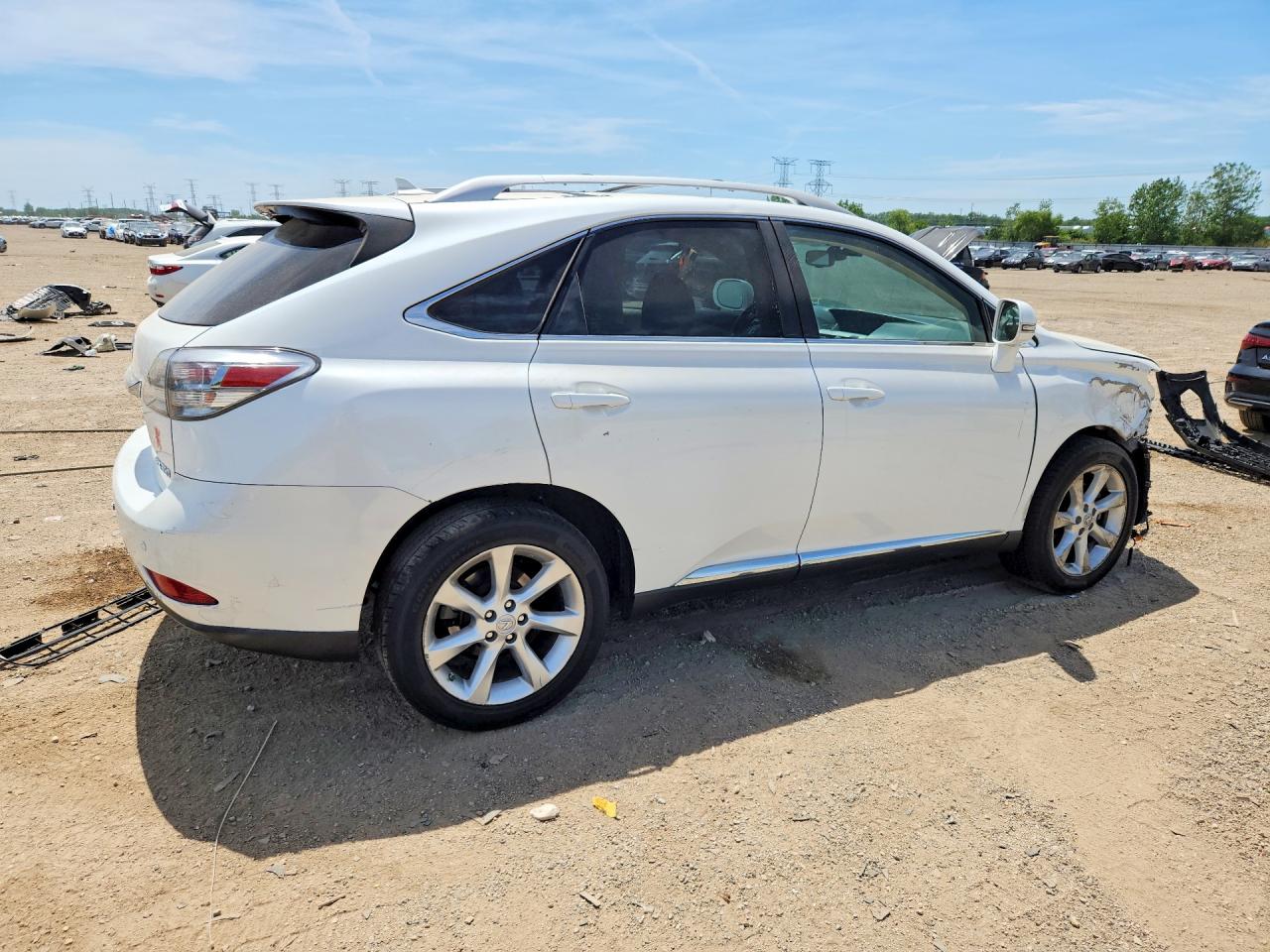 2010 Lexus Rx 350 White vin: JTJZK1BA0A2000953