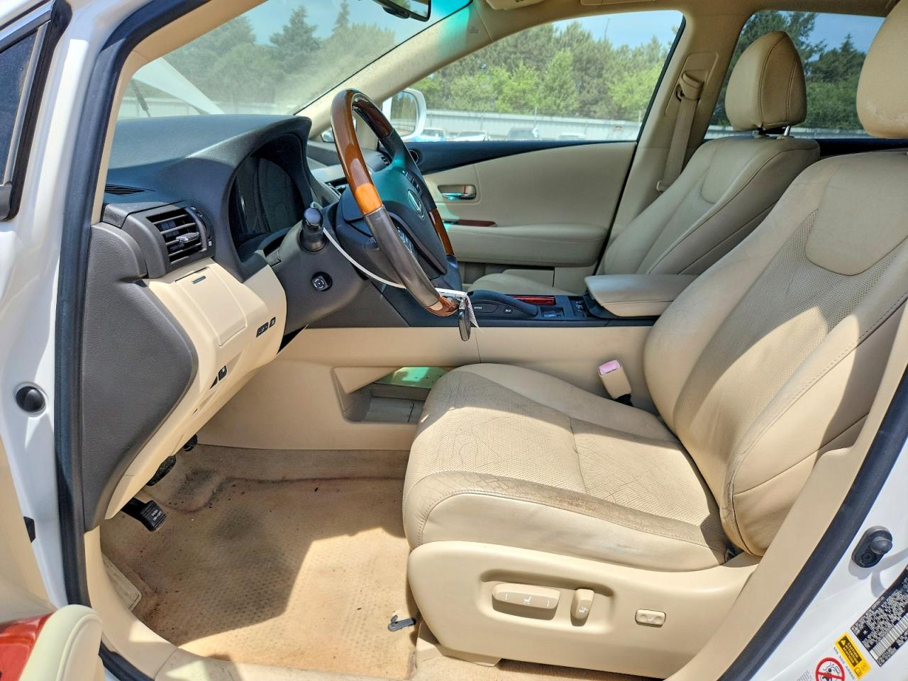 2010 Lexus Rx 350 White vin: JTJZK1BA0A2000953
