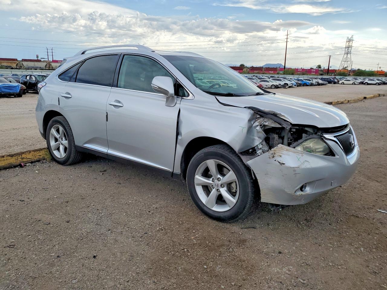 2010 Lexus Rx 350 Silver vin: JTJZK1BA0A2400284