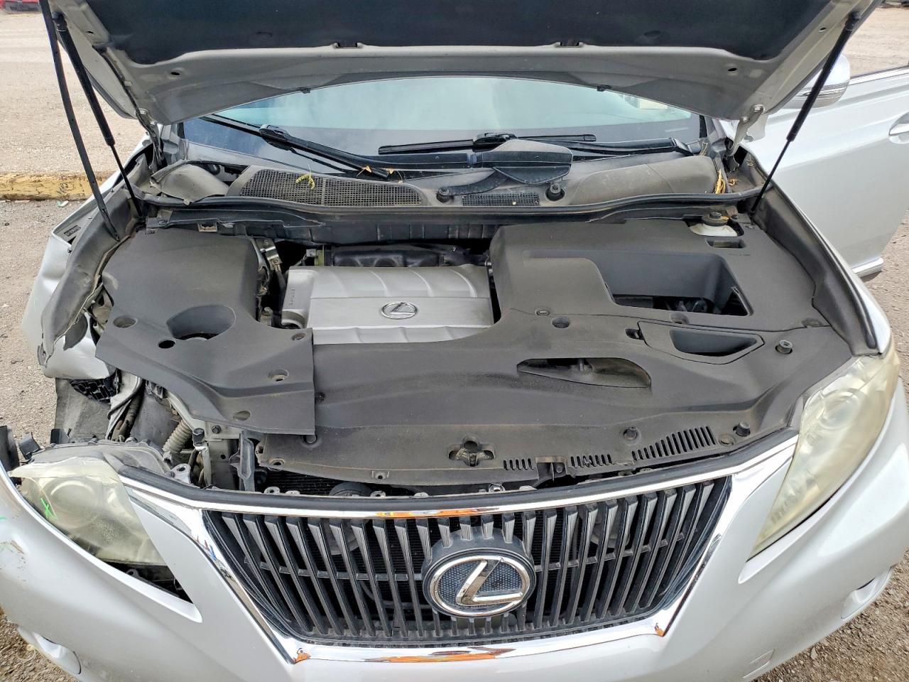 2010 Lexus Rx 350 Silver vin: JTJZK1BA0A2400284