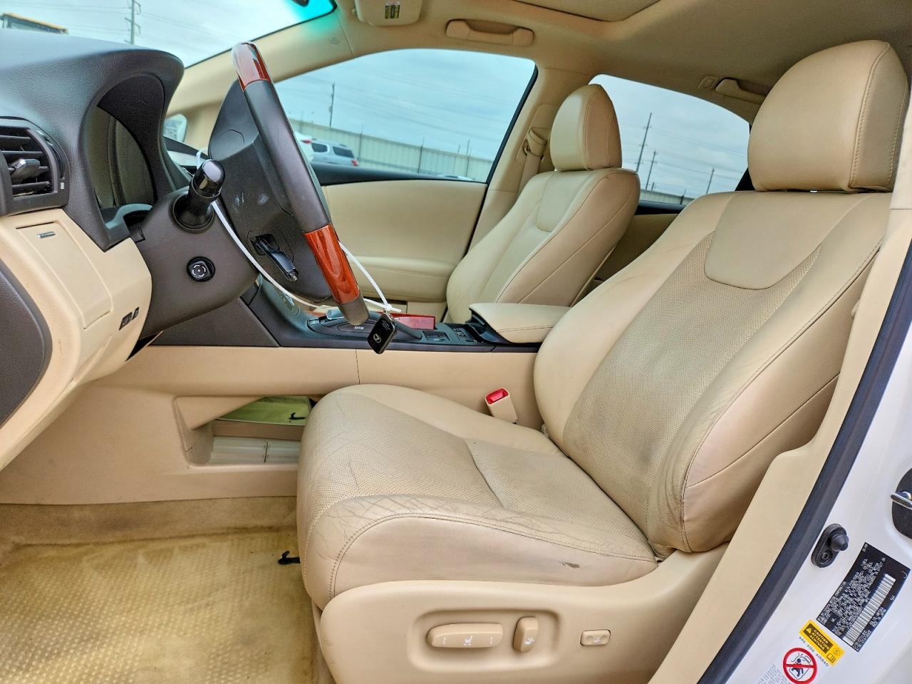 2010 Lexus Rx 350 White vin: JTJZK1BA0A2400897