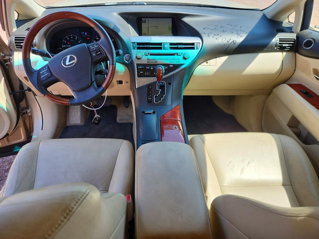 2010 Lexus Rx 350 Gold vin: JTJZK1BA0A2402374