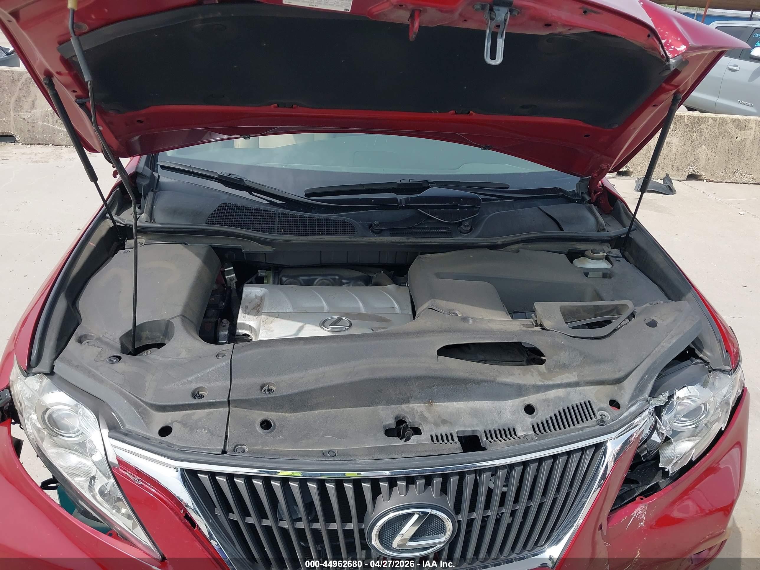 2010 Lexus Rx 350   Burgundy vin: JTJZK1BA0A2408353