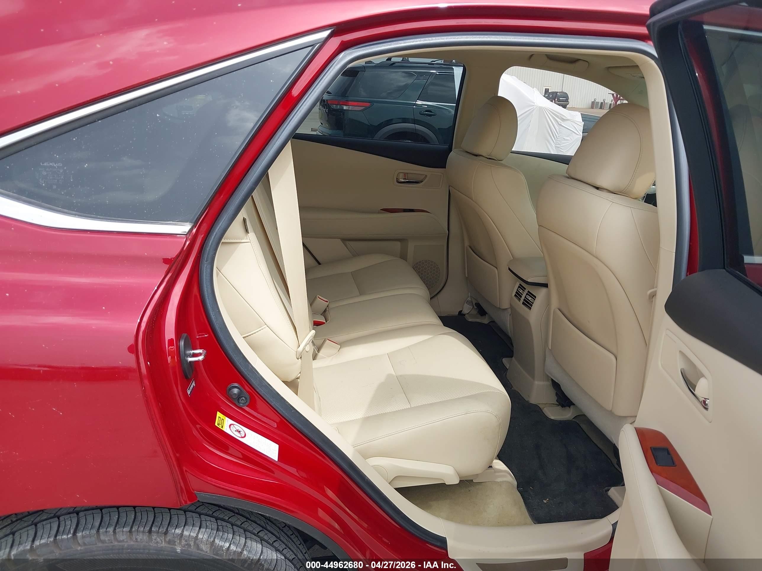 2010 Lexus Rx 350   Burgundy vin: JTJZK1BA0A2408353