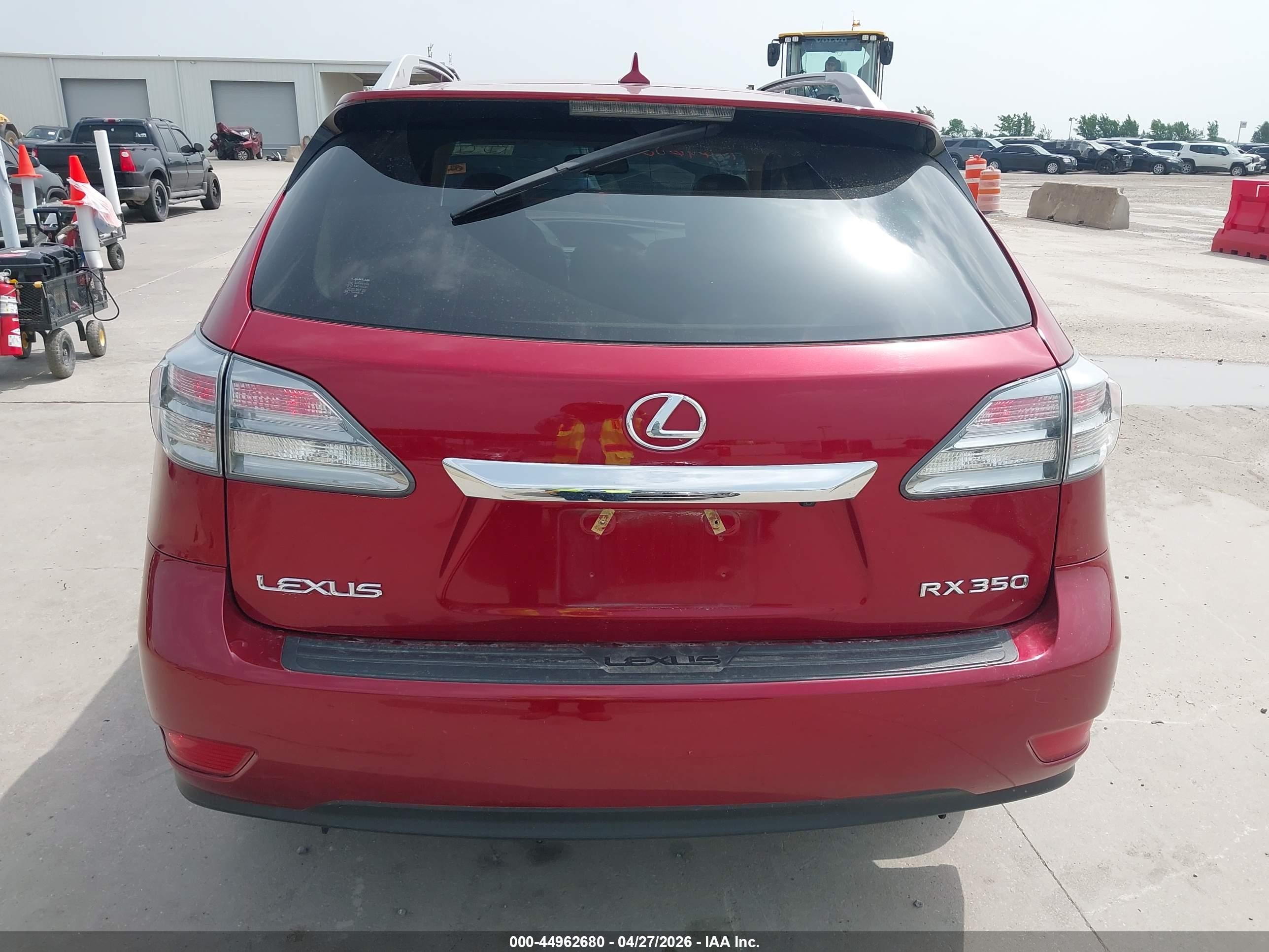 2010 Lexus Rx 350   Burgundy vin: JTJZK1BA0A2408353