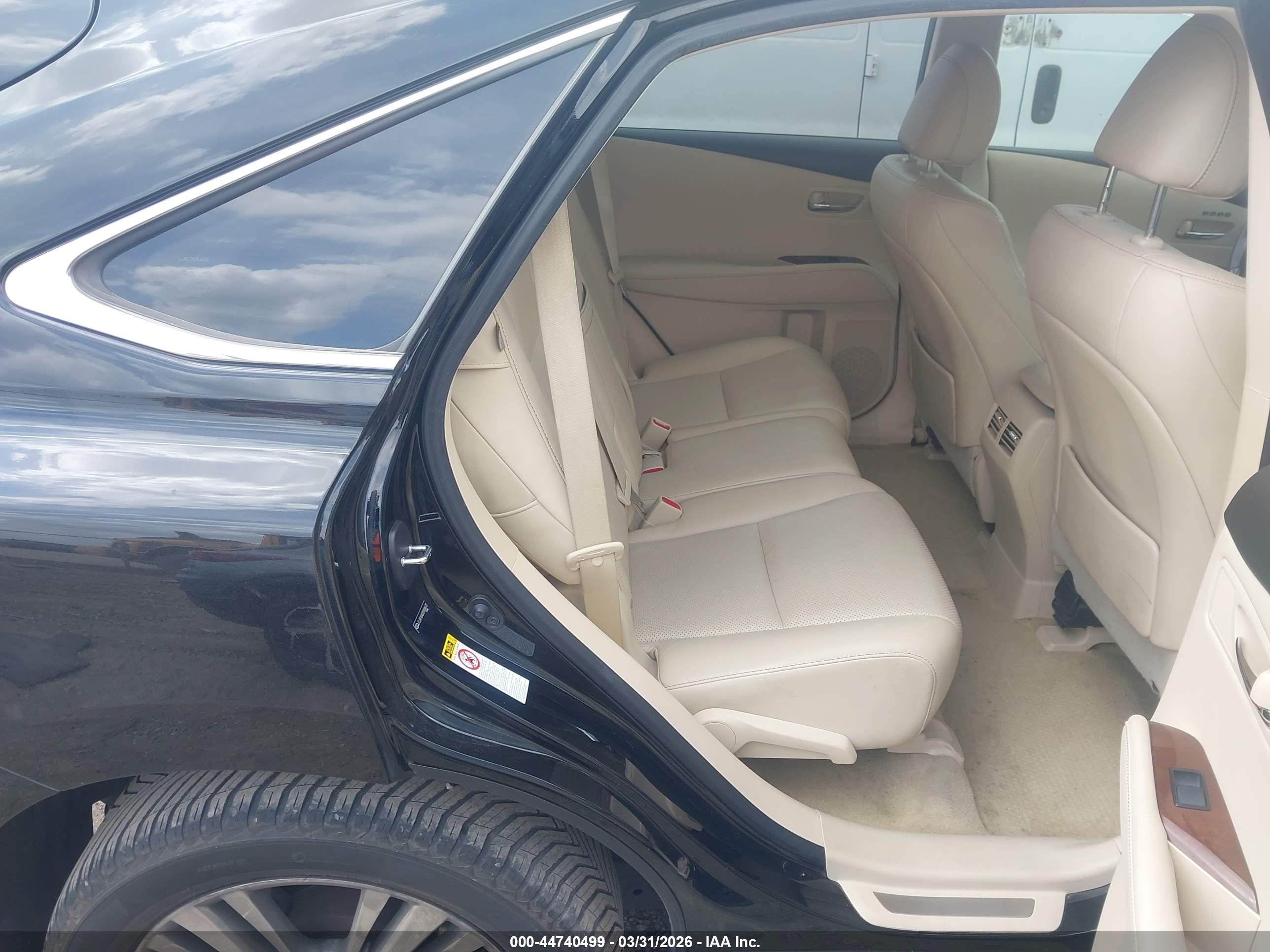 2013 Lexus Rx 350   Black vin: JTJZK1BA0D2008670