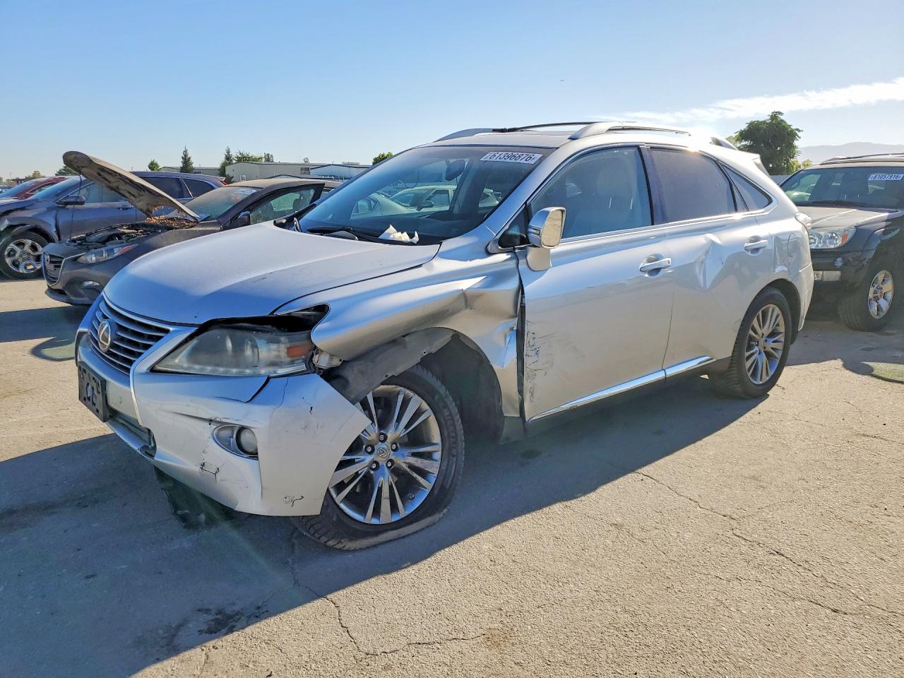 2013 Lexus Rx 350 Silver vin: JTJZK1BA0D2417770