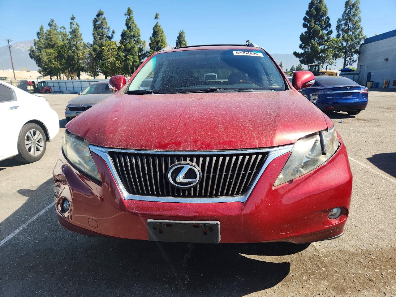 2010 Lexus Rx 350 Красный vin: JTJZK1BA1A2002596