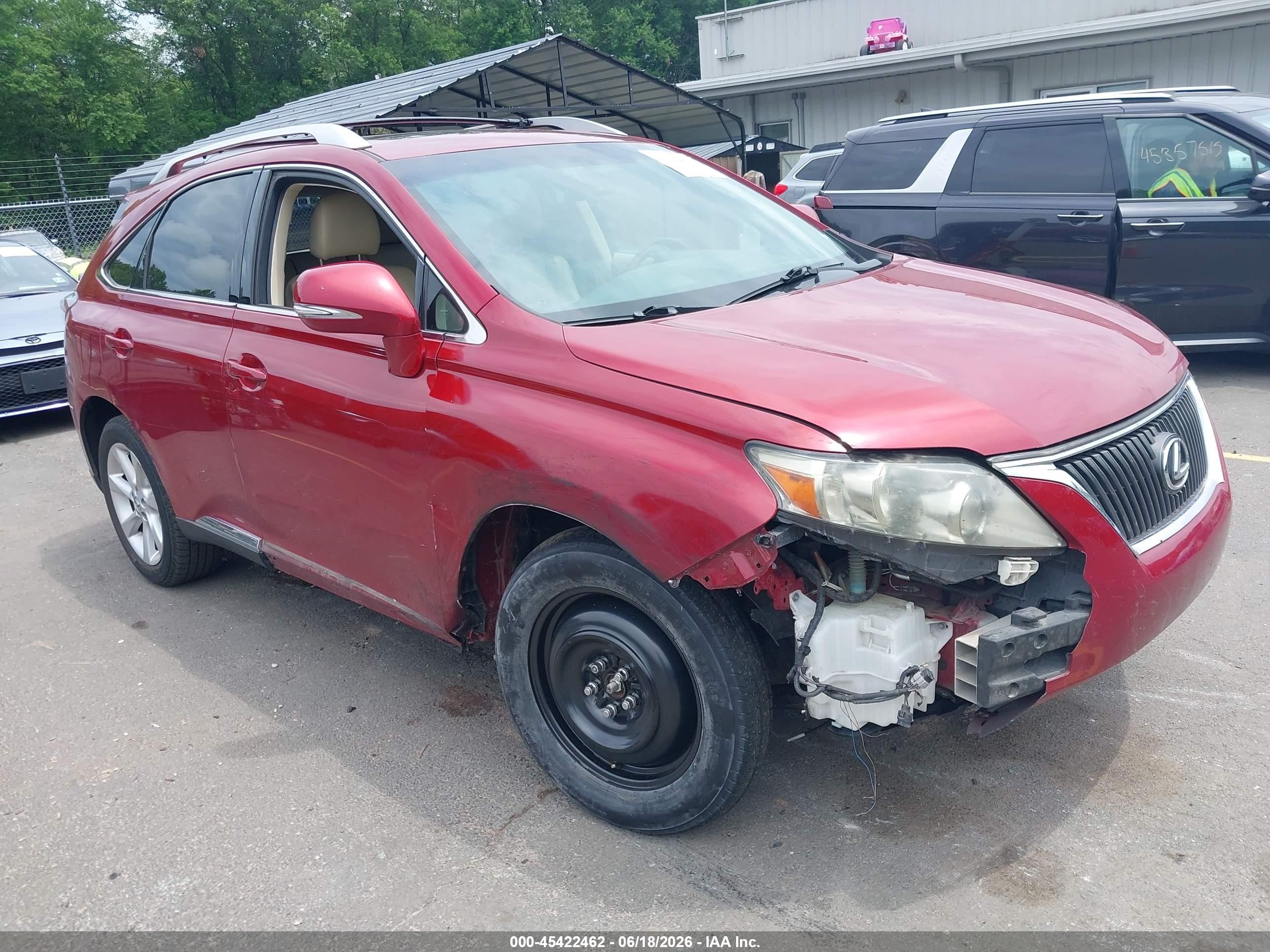 2011 Lexus Rx 350   Red vin: JTJZK1BA1B2005578