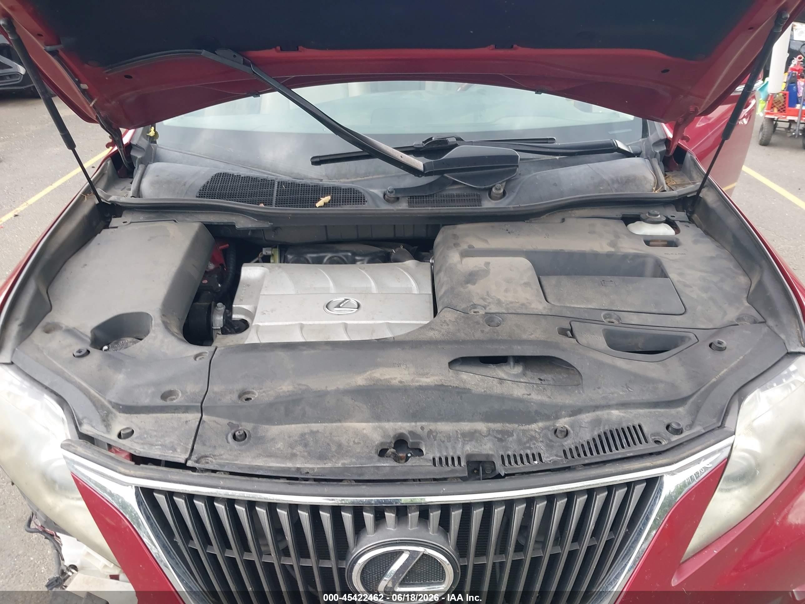 2011 Lexus Rx 350   Red vin: JTJZK1BA1B2005578