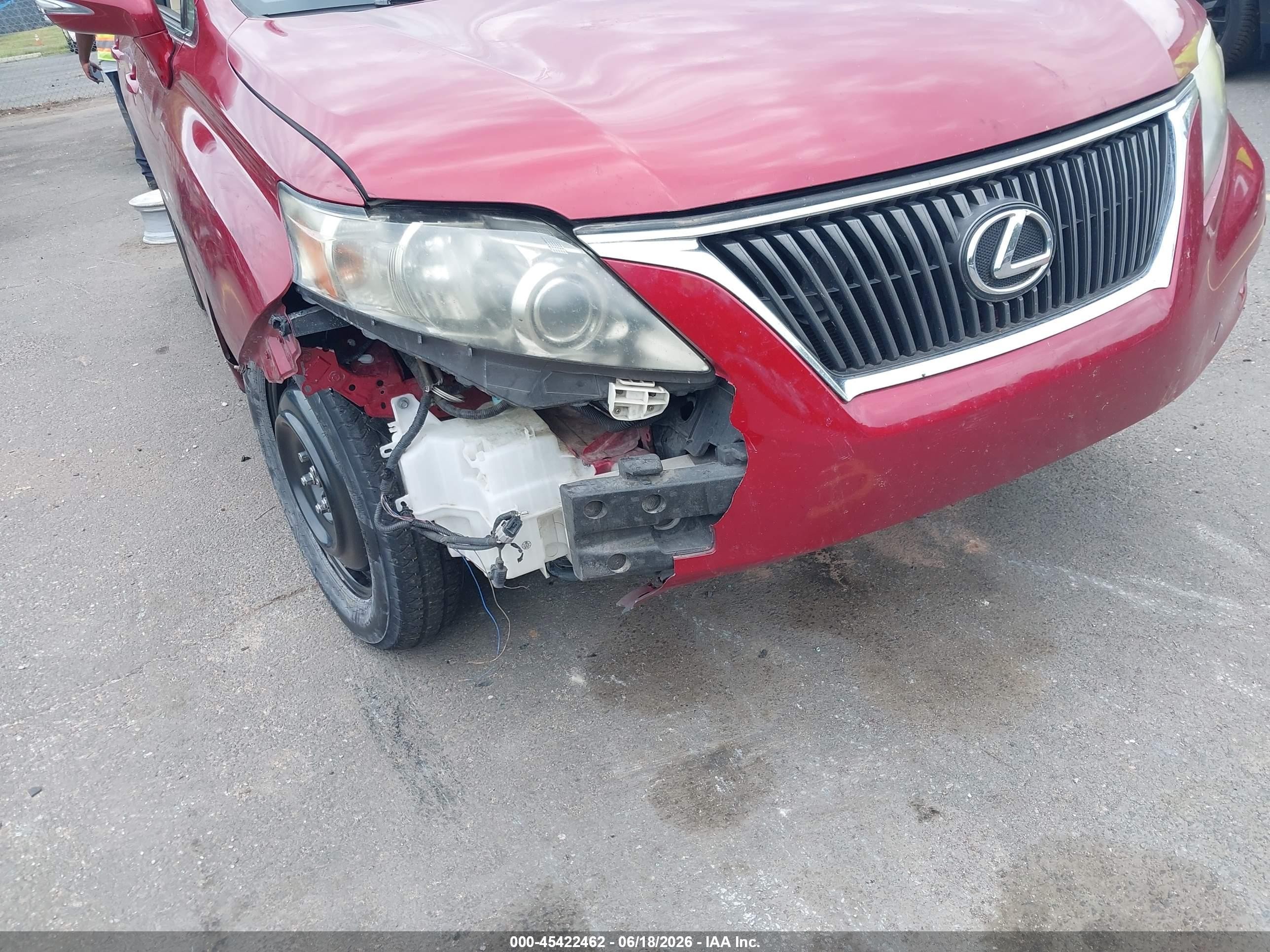2011 Lexus Rx 350   Red vin: JTJZK1BA1B2005578