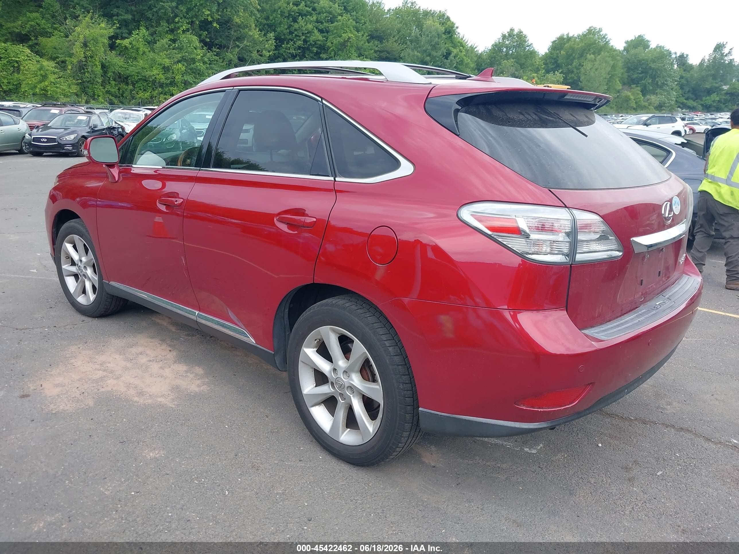 2011 Lexus Rx 350   Red vin: JTJZK1BA1B2005578