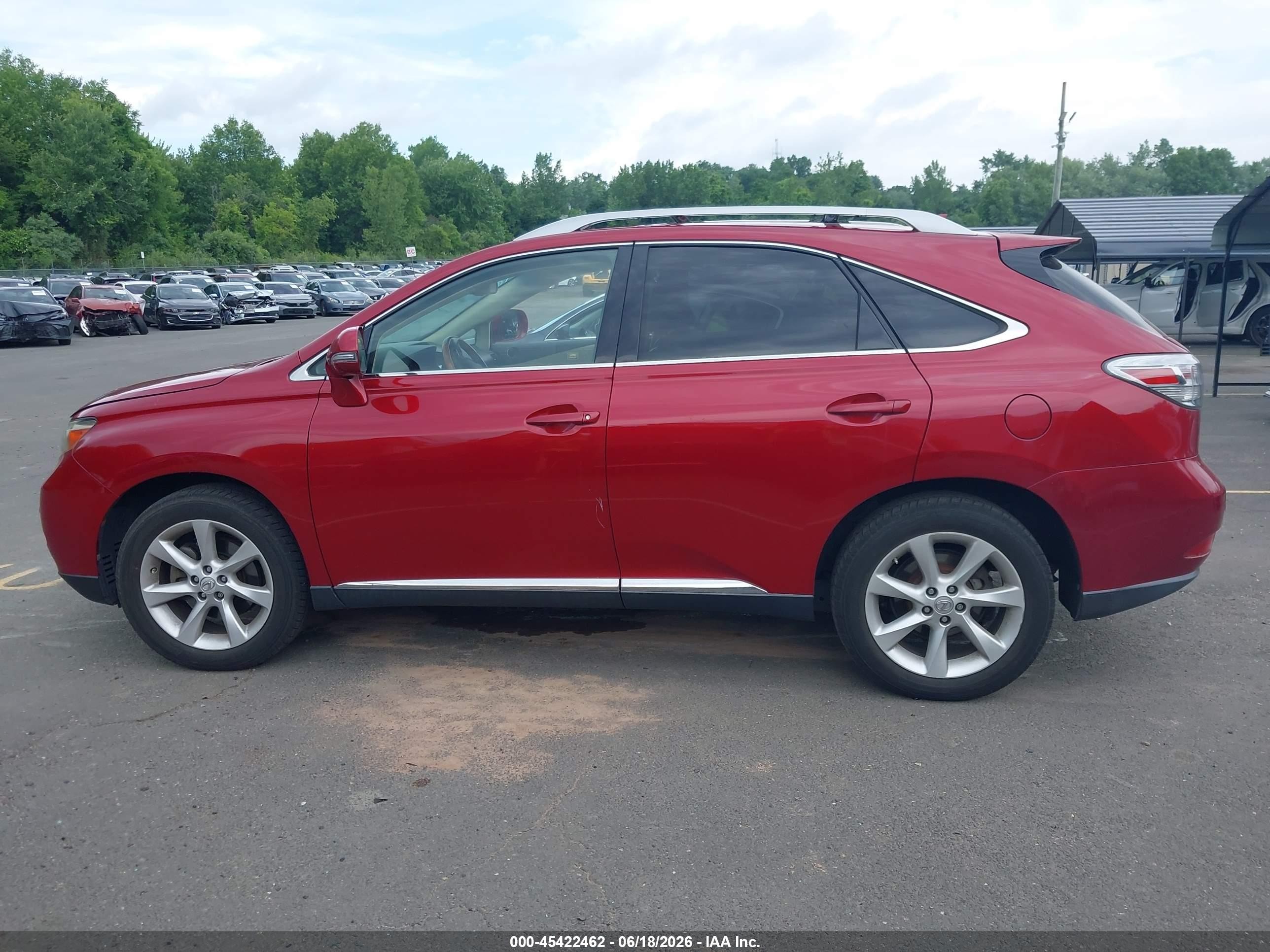 2011 Lexus Rx 350   Red vin: JTJZK1BA1B2005578