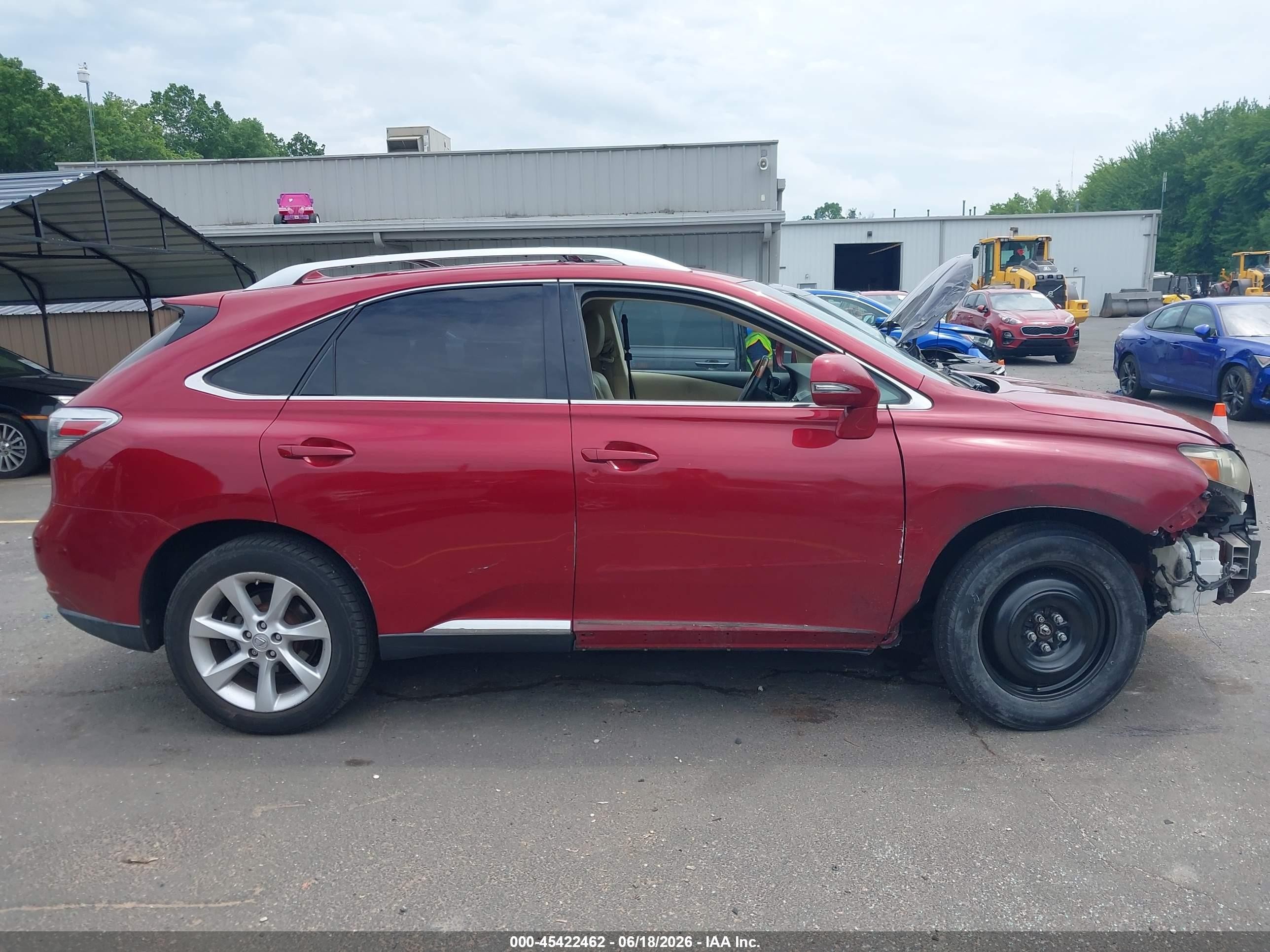 2011 Lexus Rx 350   Red vin: JTJZK1BA1B2005578