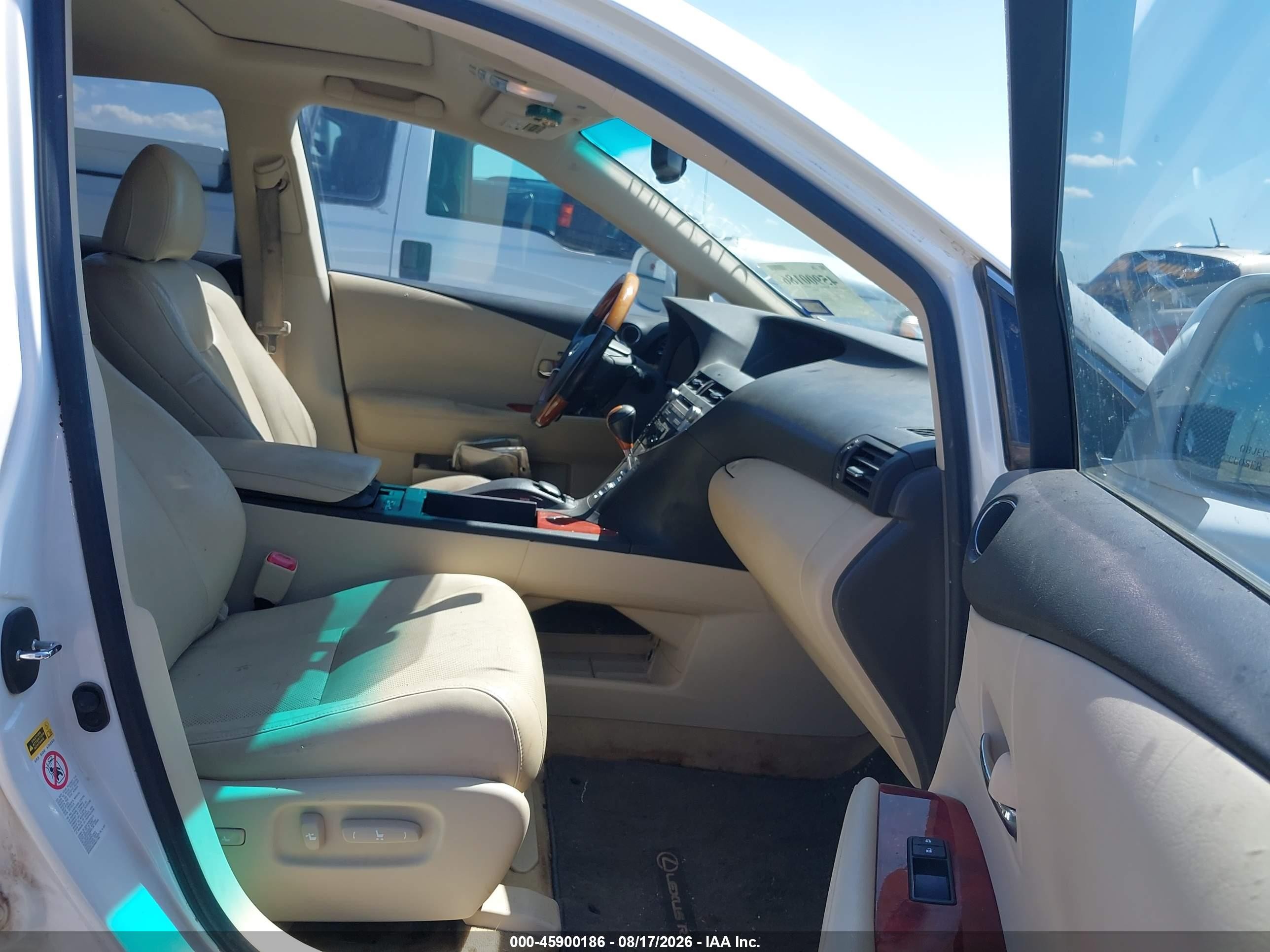 2012 Lexus Rx 350 White vin: JTJZK1BA1C2005890