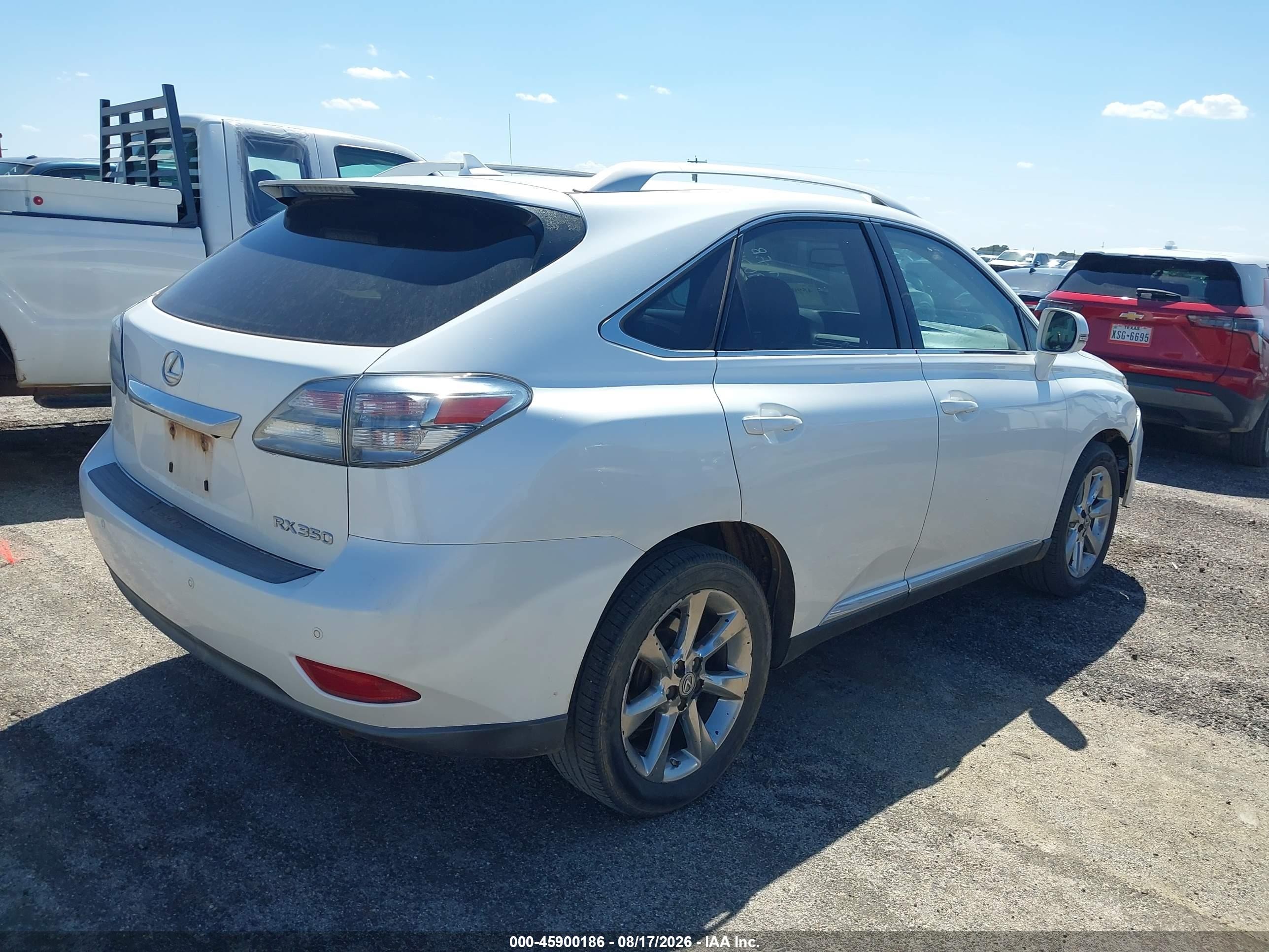 2012 Lexus Rx 350 White vin: JTJZK1BA1C2005890