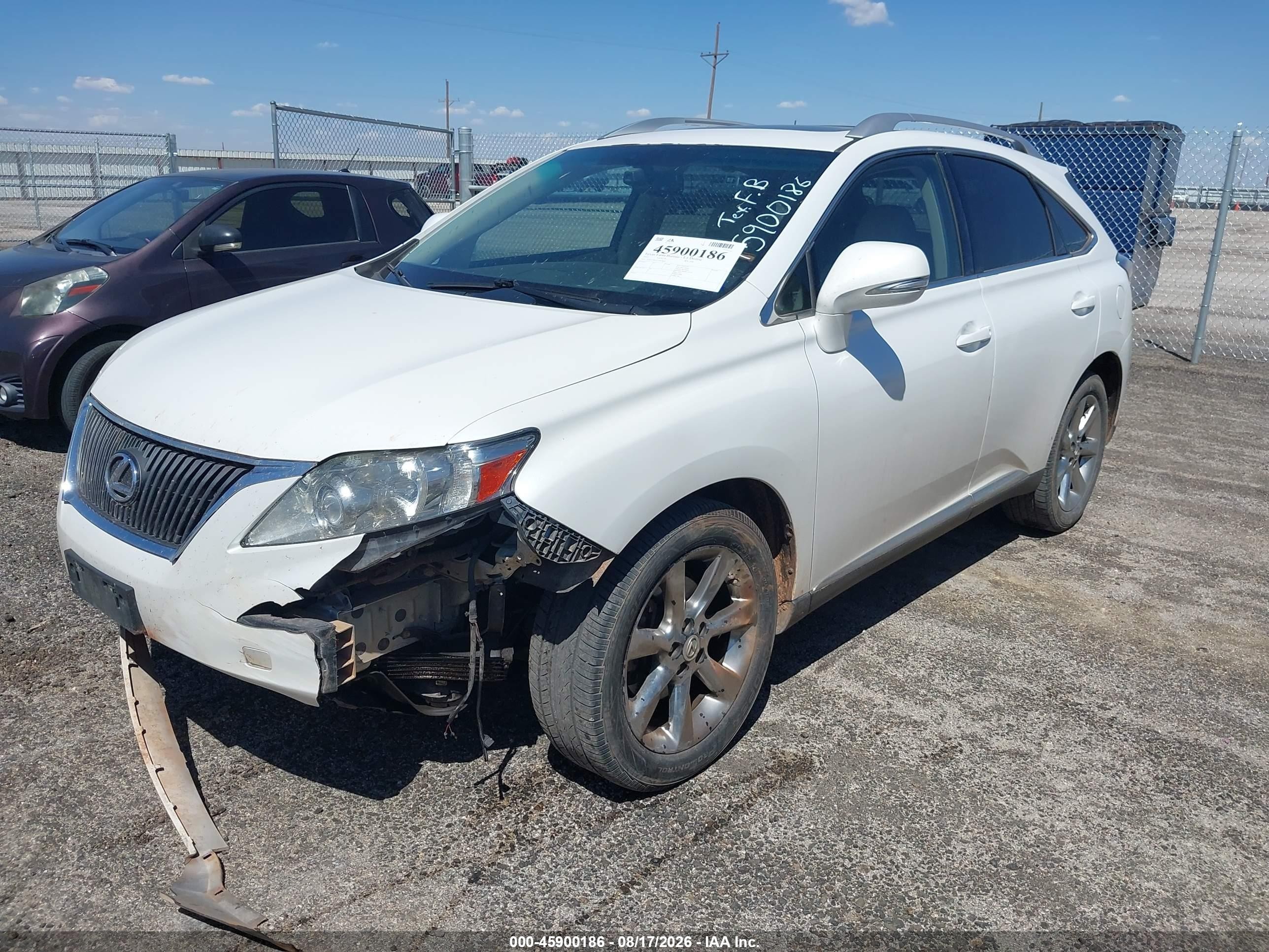 2012 Lexus Rx 350 White vin: JTJZK1BA1C2005890