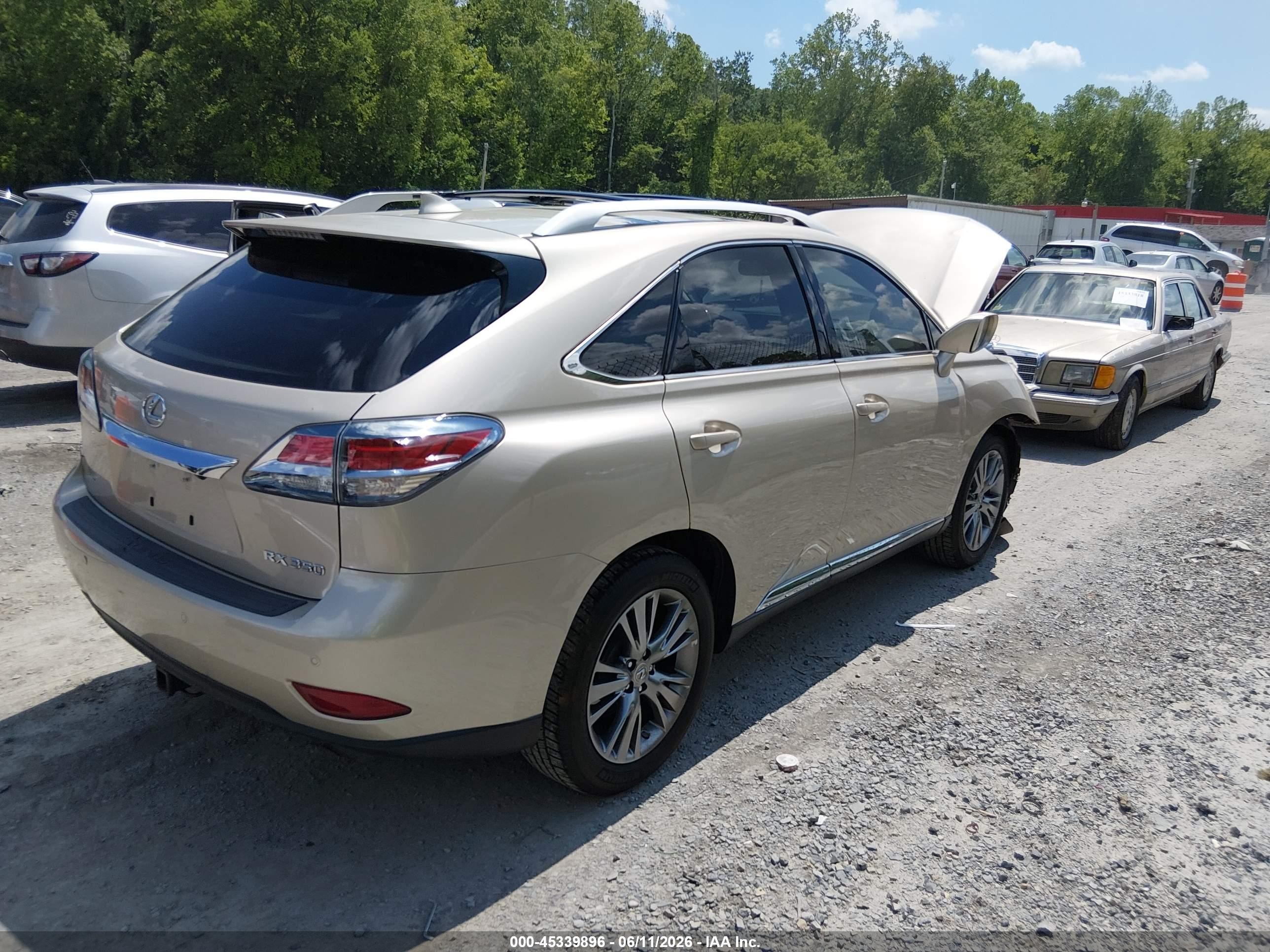 2014 Lexus Rx 350   Champagne vin: JTJZK1BA1E2011417