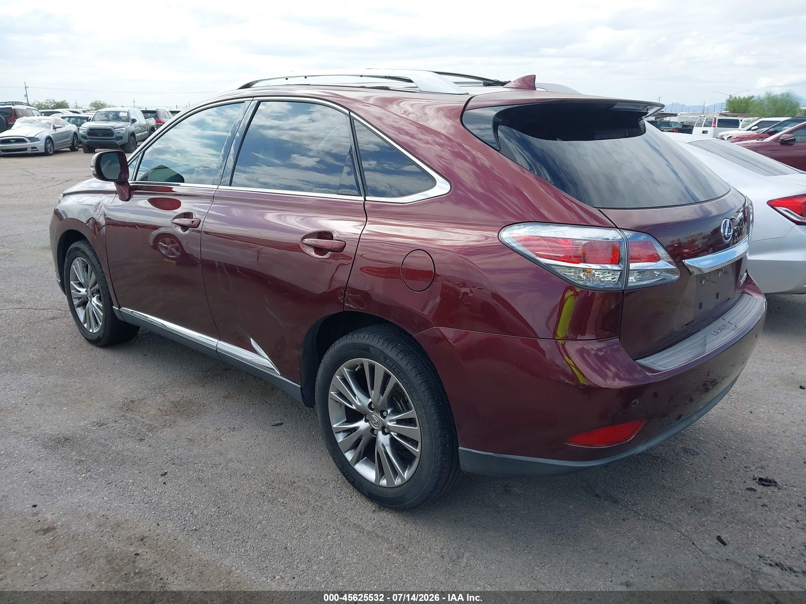 2014 Lexus Rx 350 Burgundy vin: JTJZK1BA1E2418721