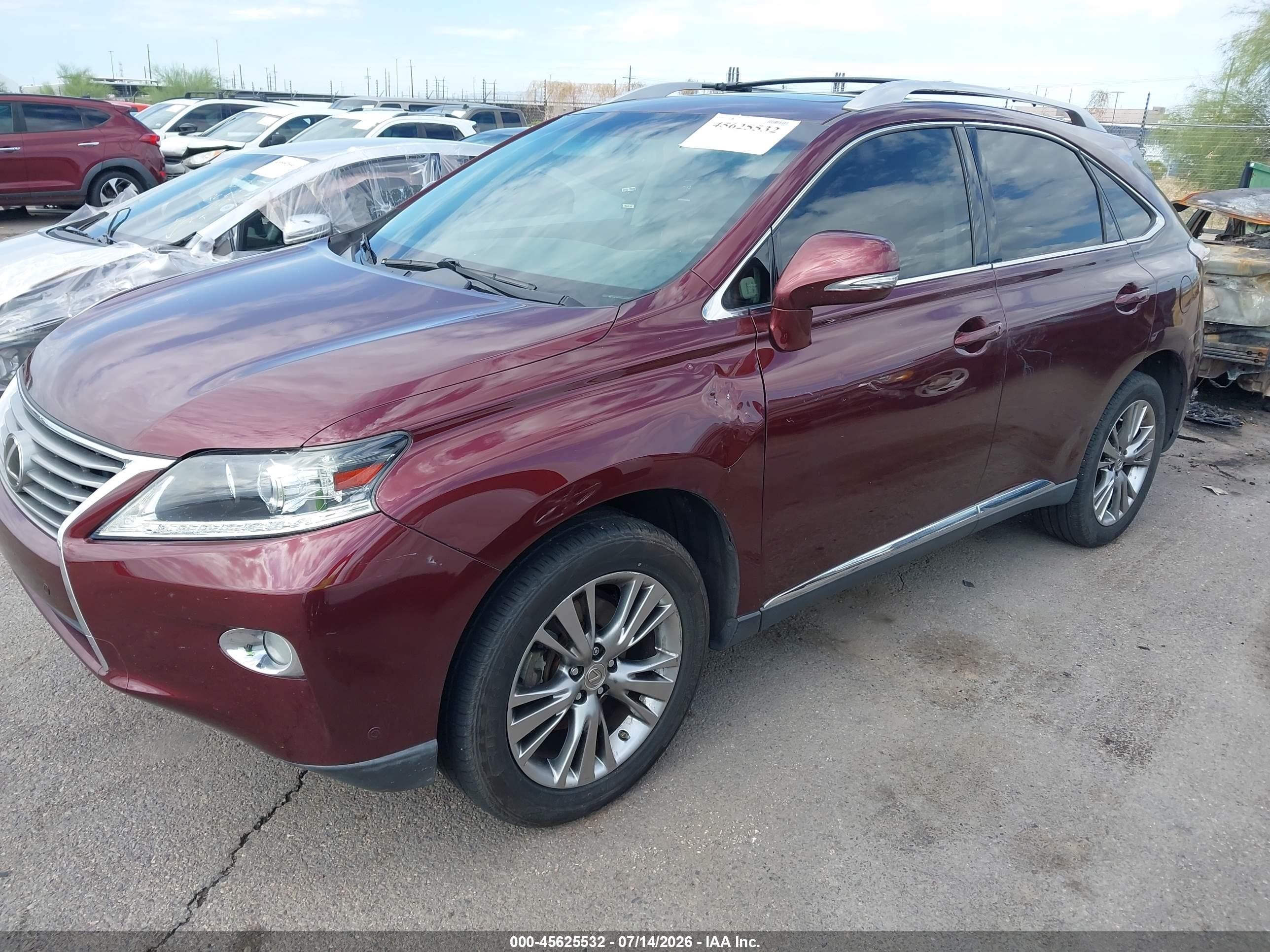 2014 Lexus Rx 350 Burgundy vin: JTJZK1BA1E2418721