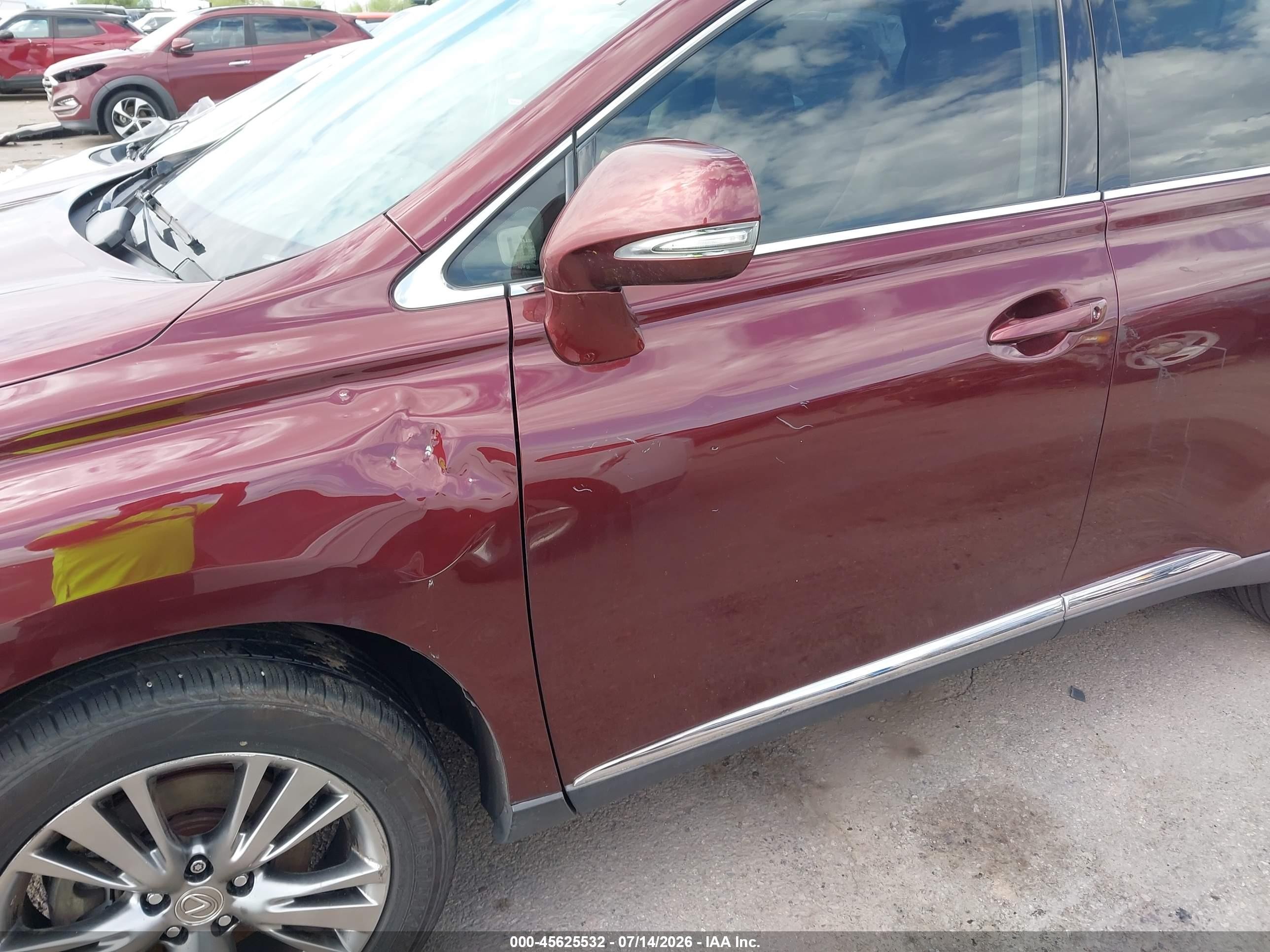 2014 Lexus Rx 350 Burgundy vin: JTJZK1BA1E2418721