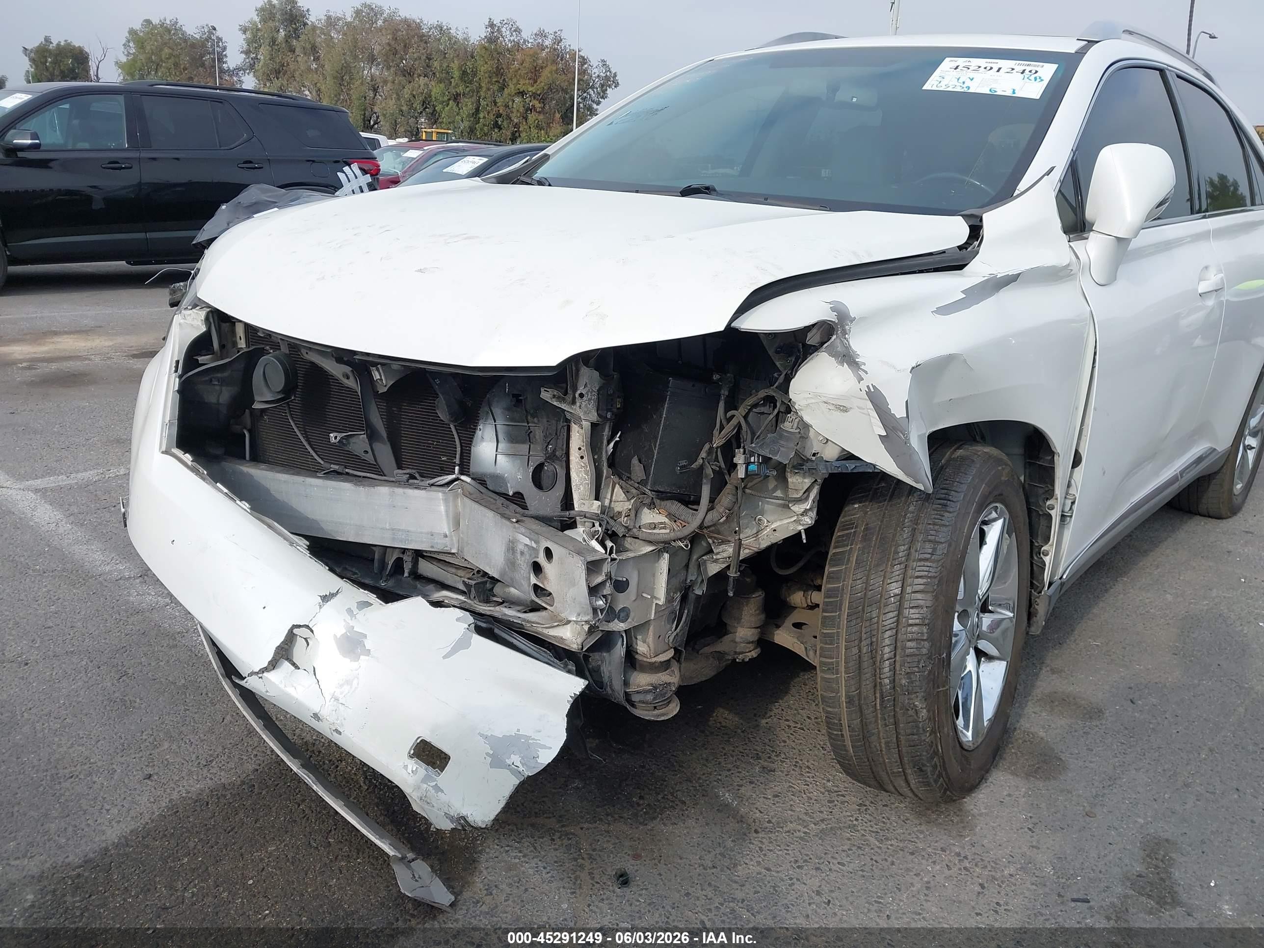 2010 Lexus Rx 350   White vin: JTJZK1BA2A2400481