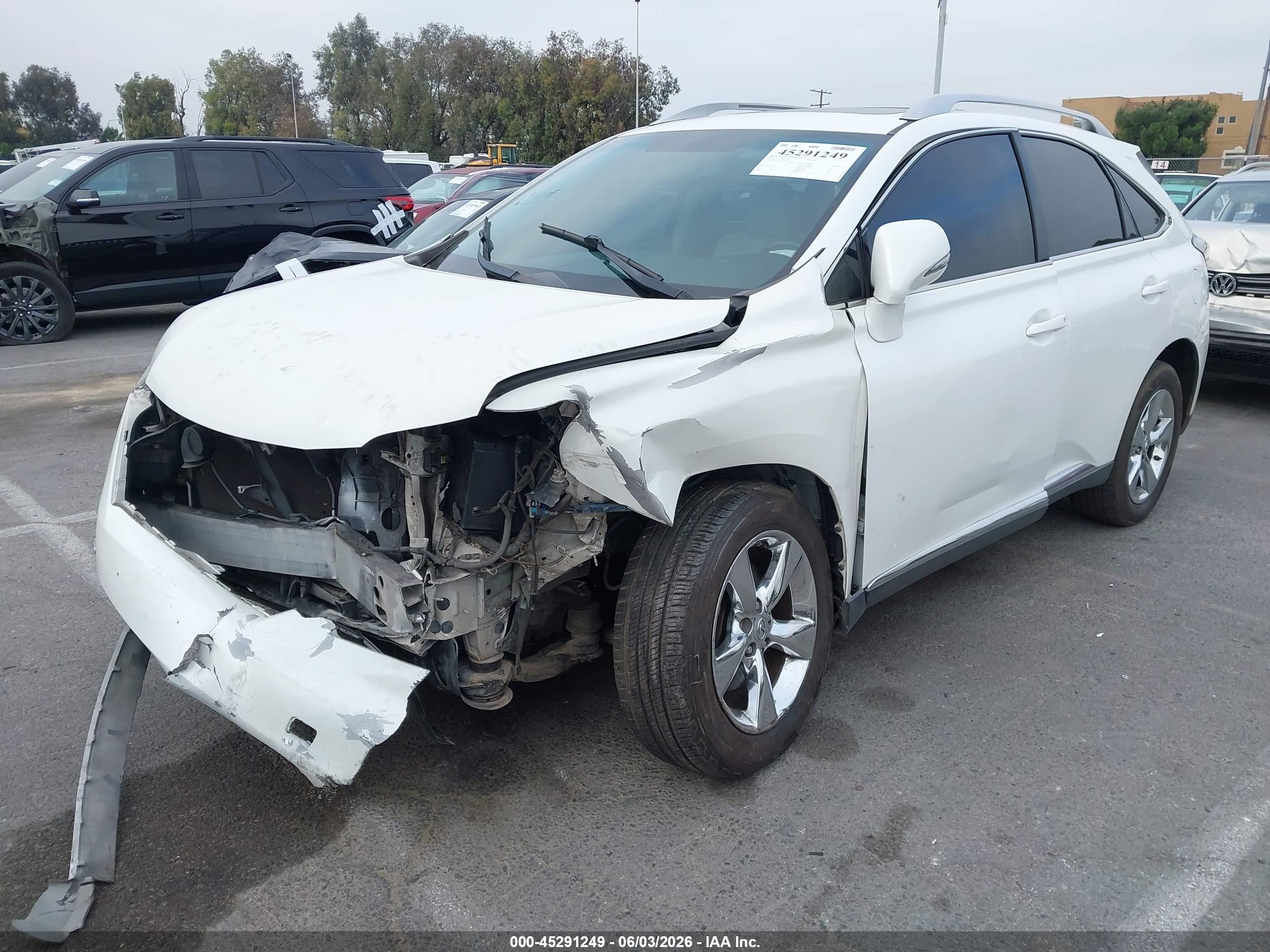 2010 Lexus Rx 350   White vin: JTJZK1BA2A2400481