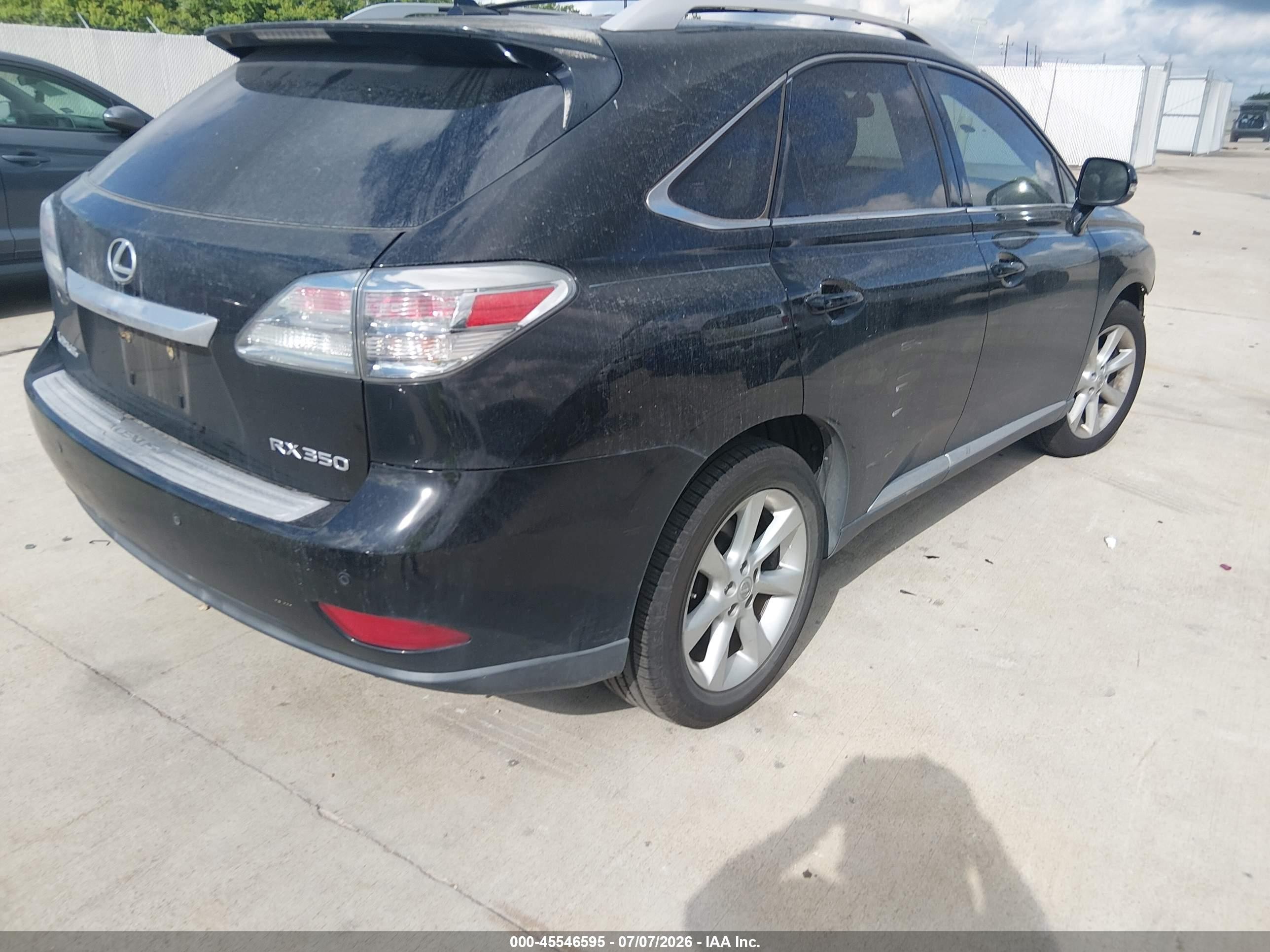 2010 Lexus Rx 350 Black vin: JTJZK1BA2A2409102