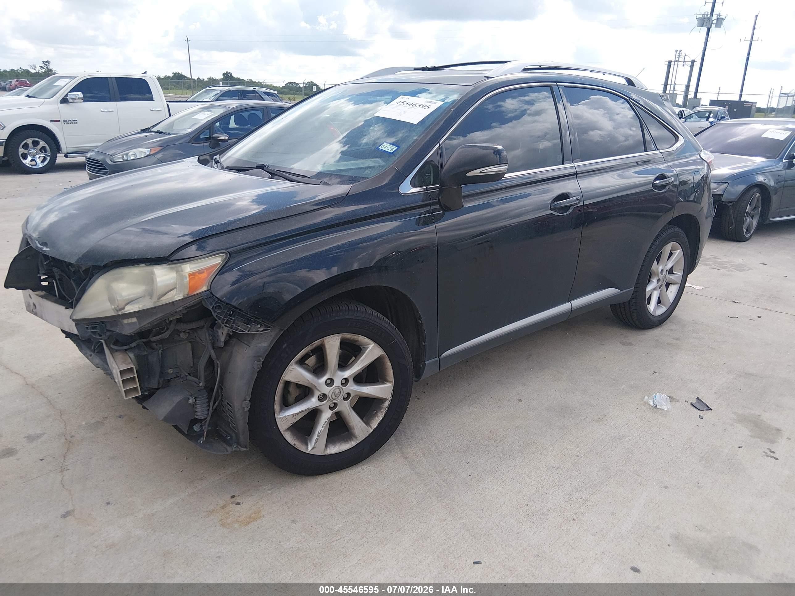 2010 Lexus Rx 350 Black vin: JTJZK1BA2A2409102