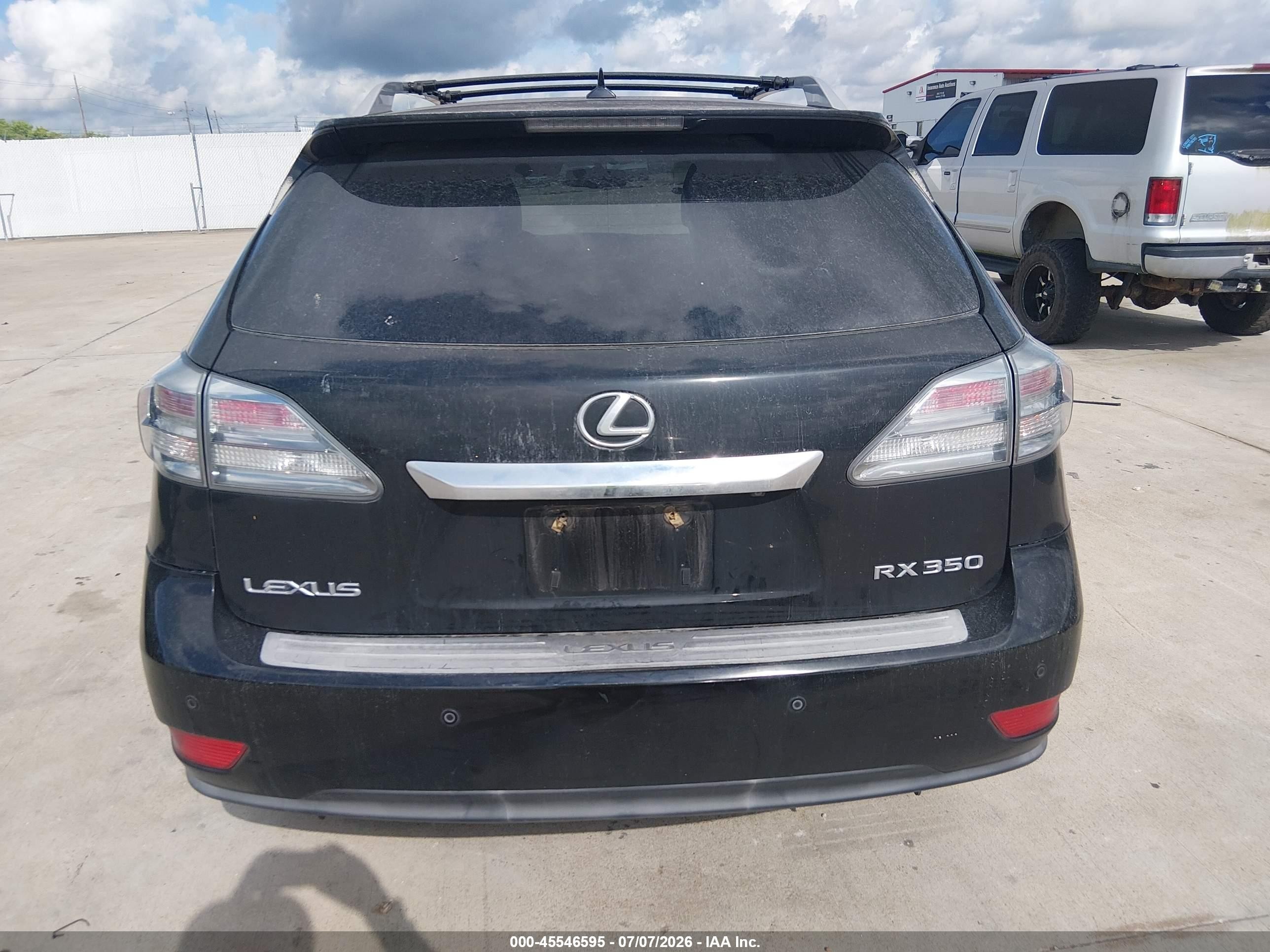 2010 Lexus Rx 350 Black vin: JTJZK1BA2A2409102