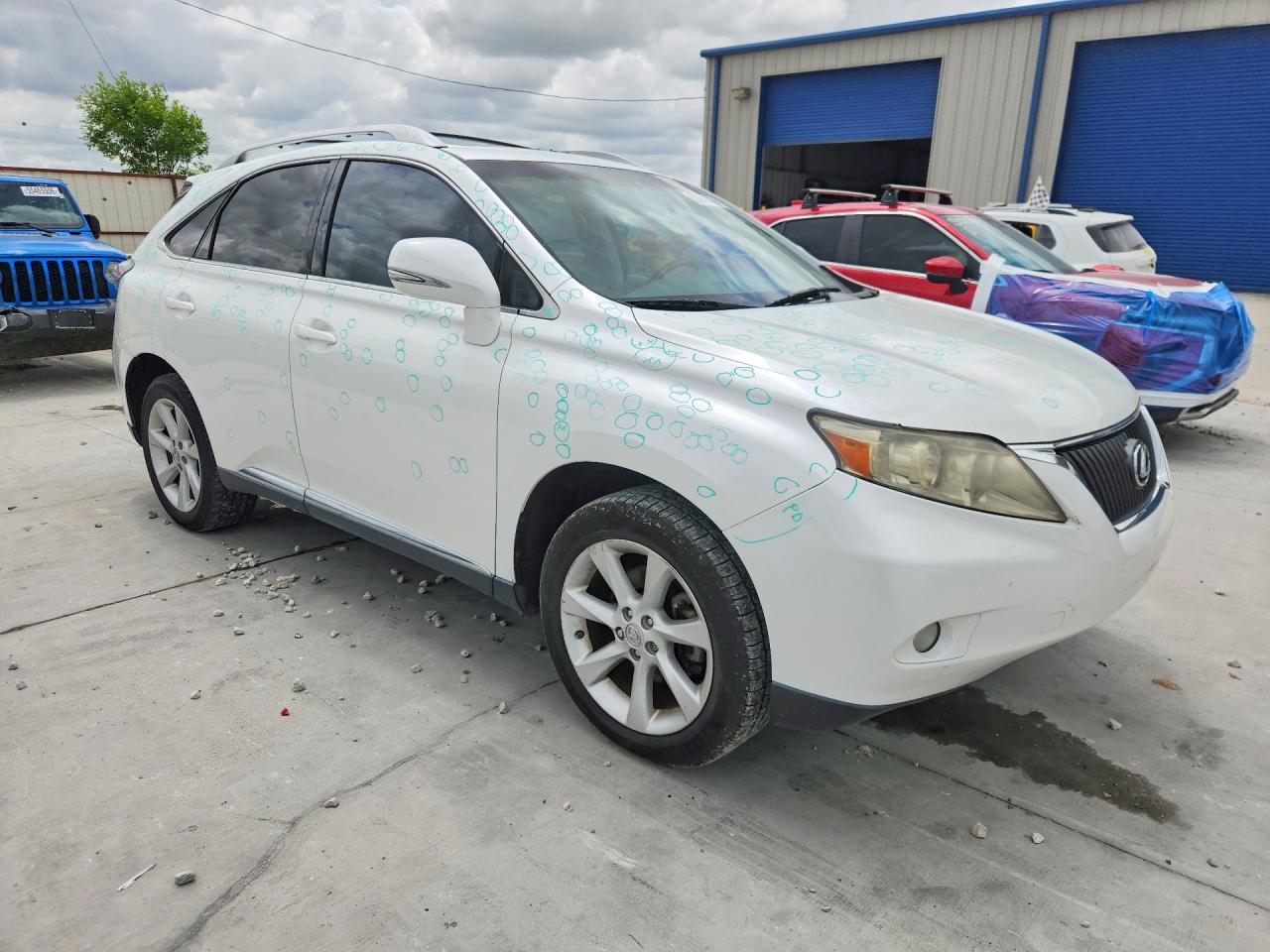 2010 Lexus Rx 350 White vin: JTJZK1BA2A2409469