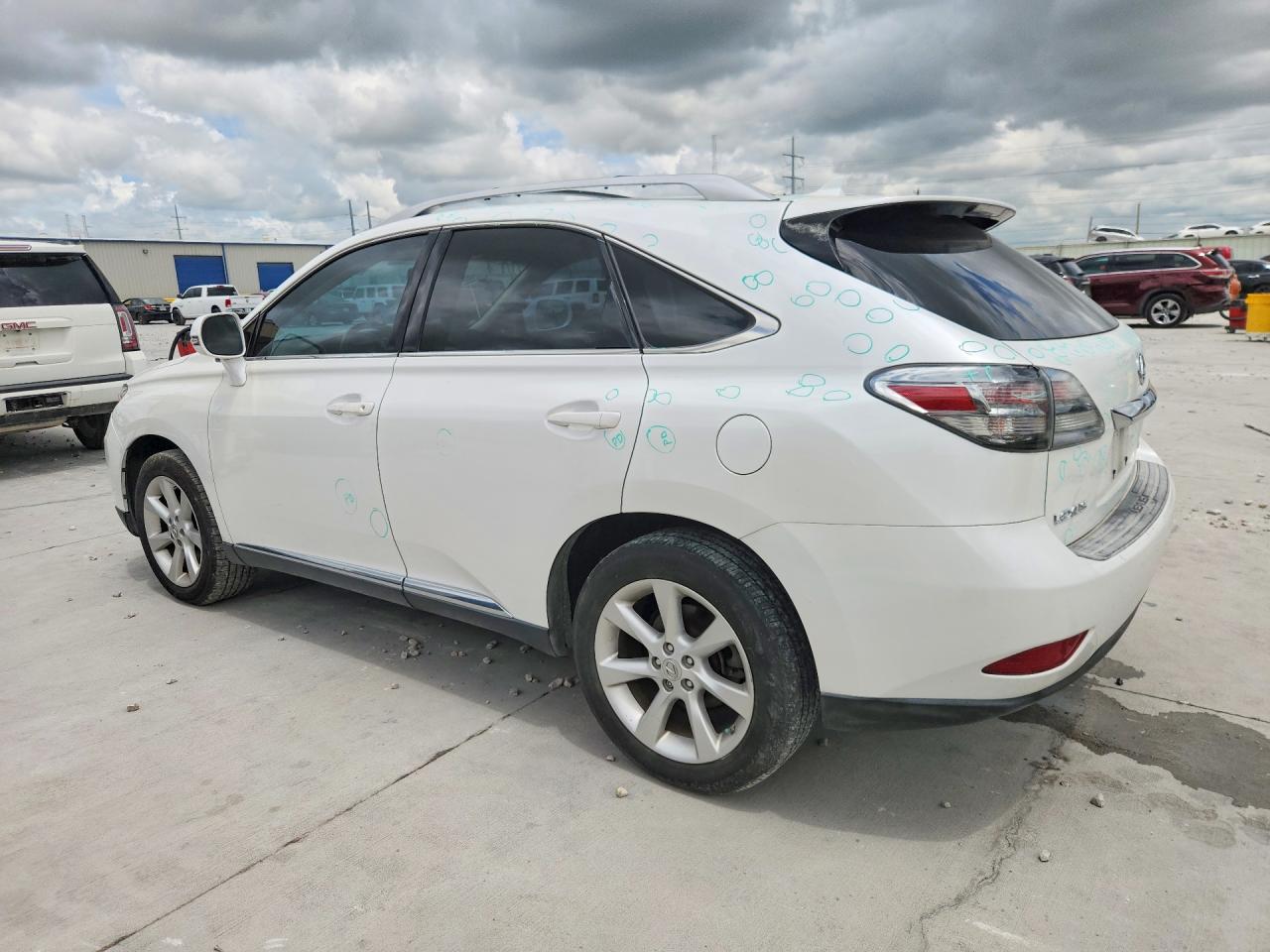 2010 Lexus Rx 350 White vin: JTJZK1BA2A2409469