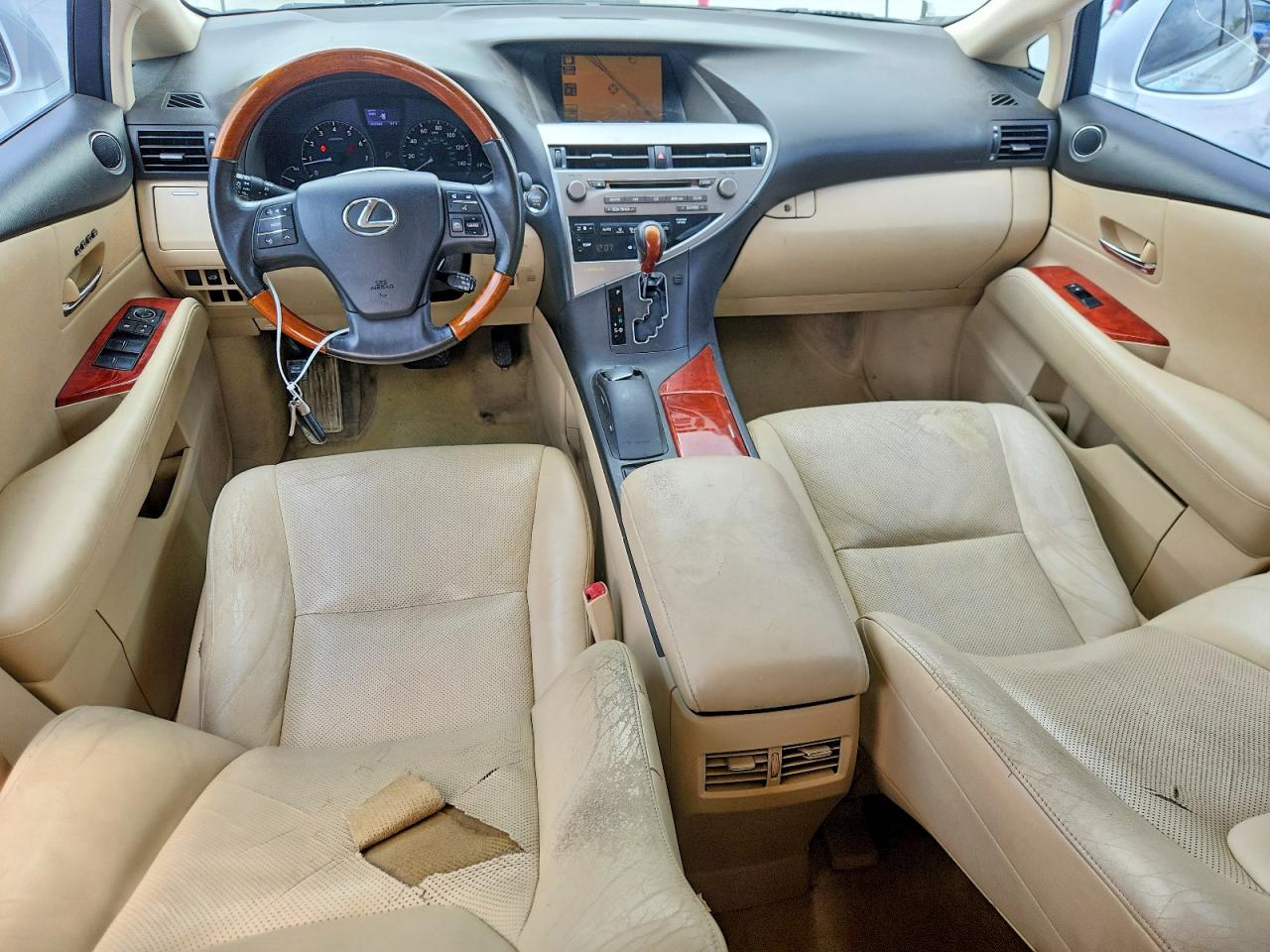 2010 Lexus Rx 350 White vin: JTJZK1BA2A2409469