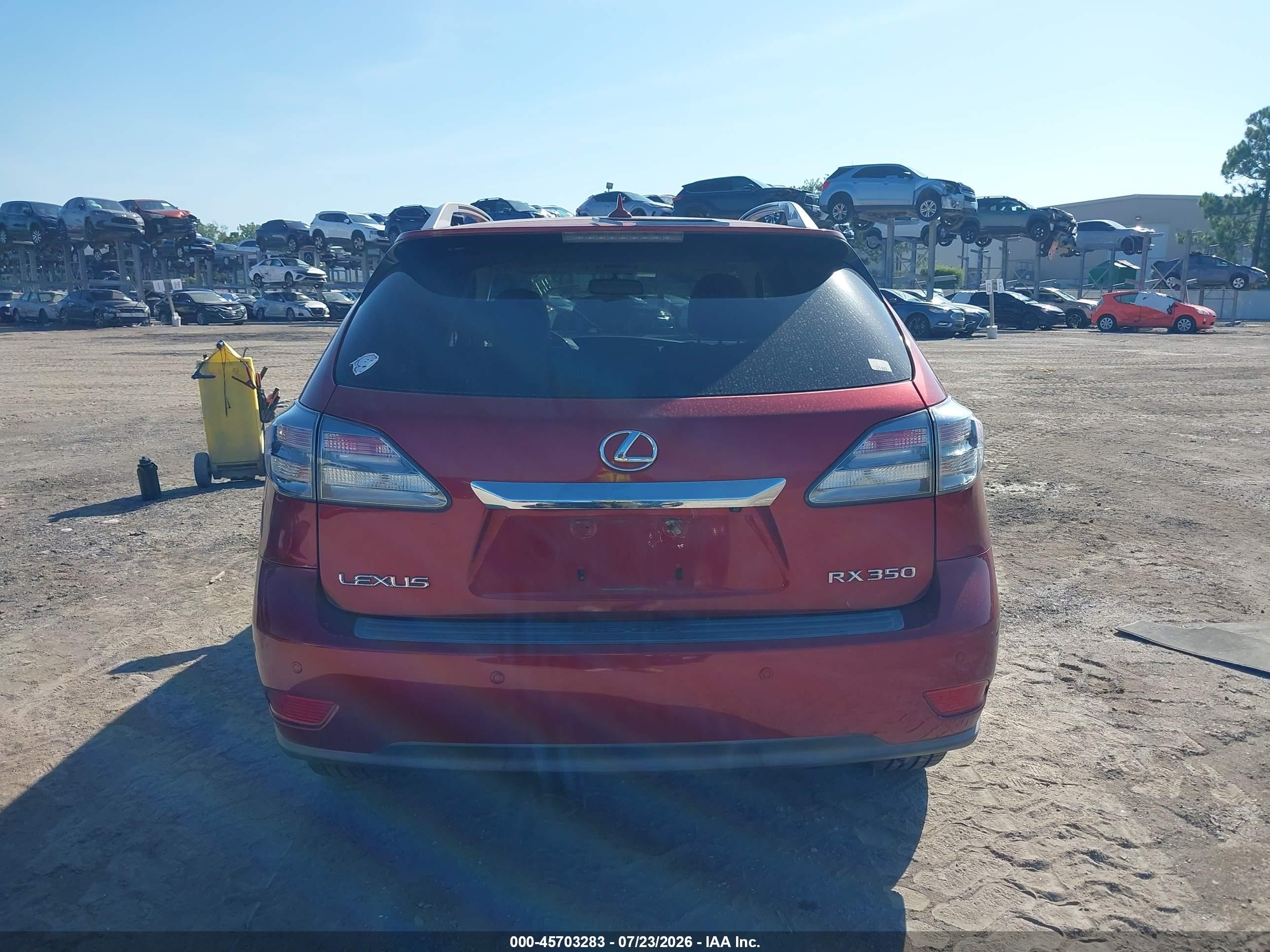 2010 Lexus Rx 350   Красный vin: JTJZK1BA2A2410394