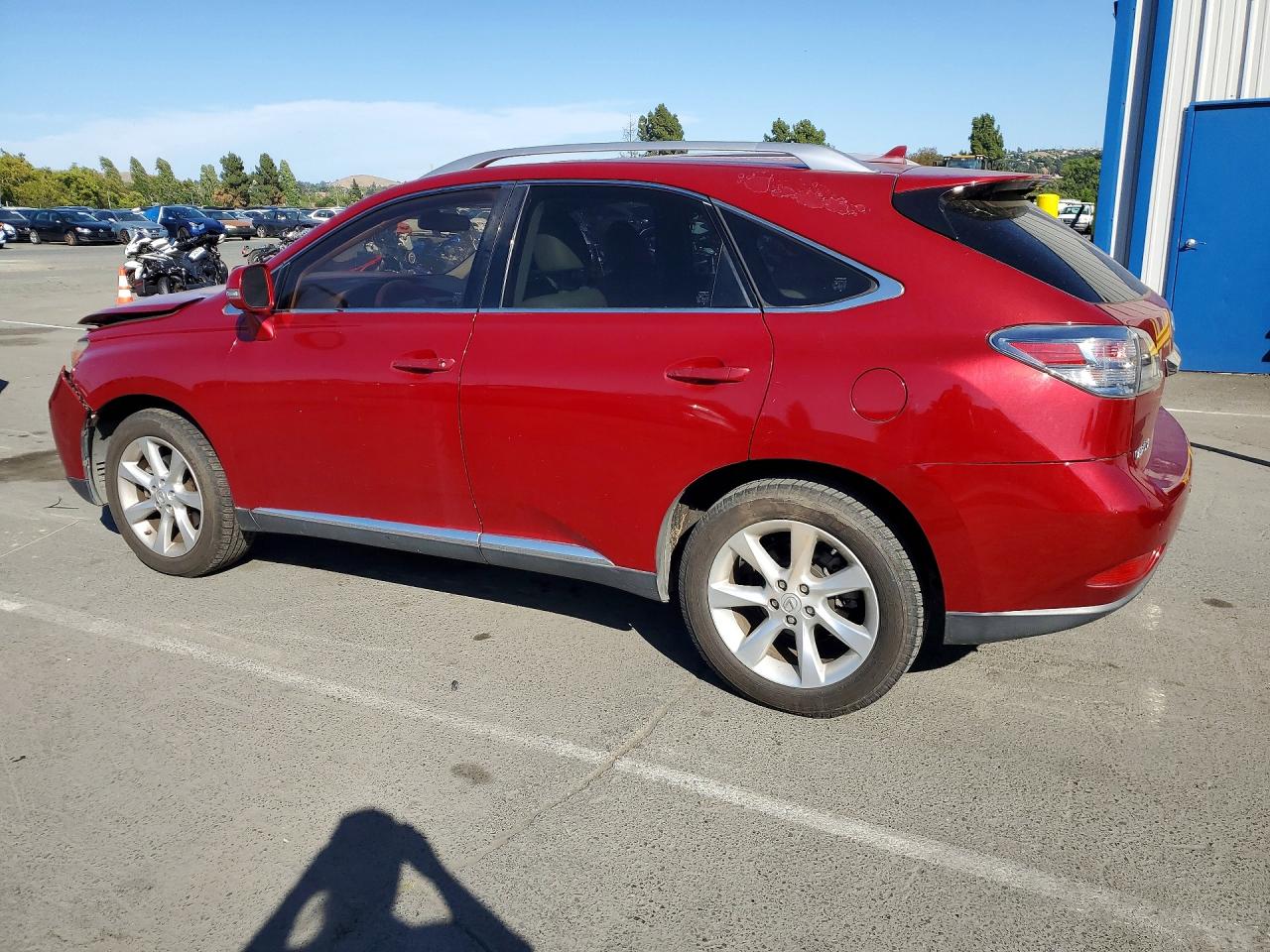 2010 Lexus Rx 350 Red vin: JTJZK1BA3A2001112
