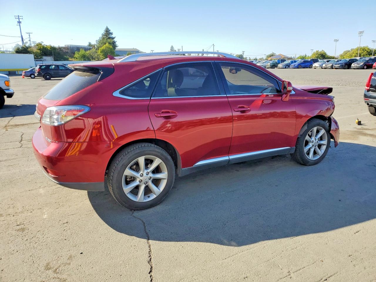 2010 Lexus Rx 350 Red vin: JTJZK1BA3A2001112