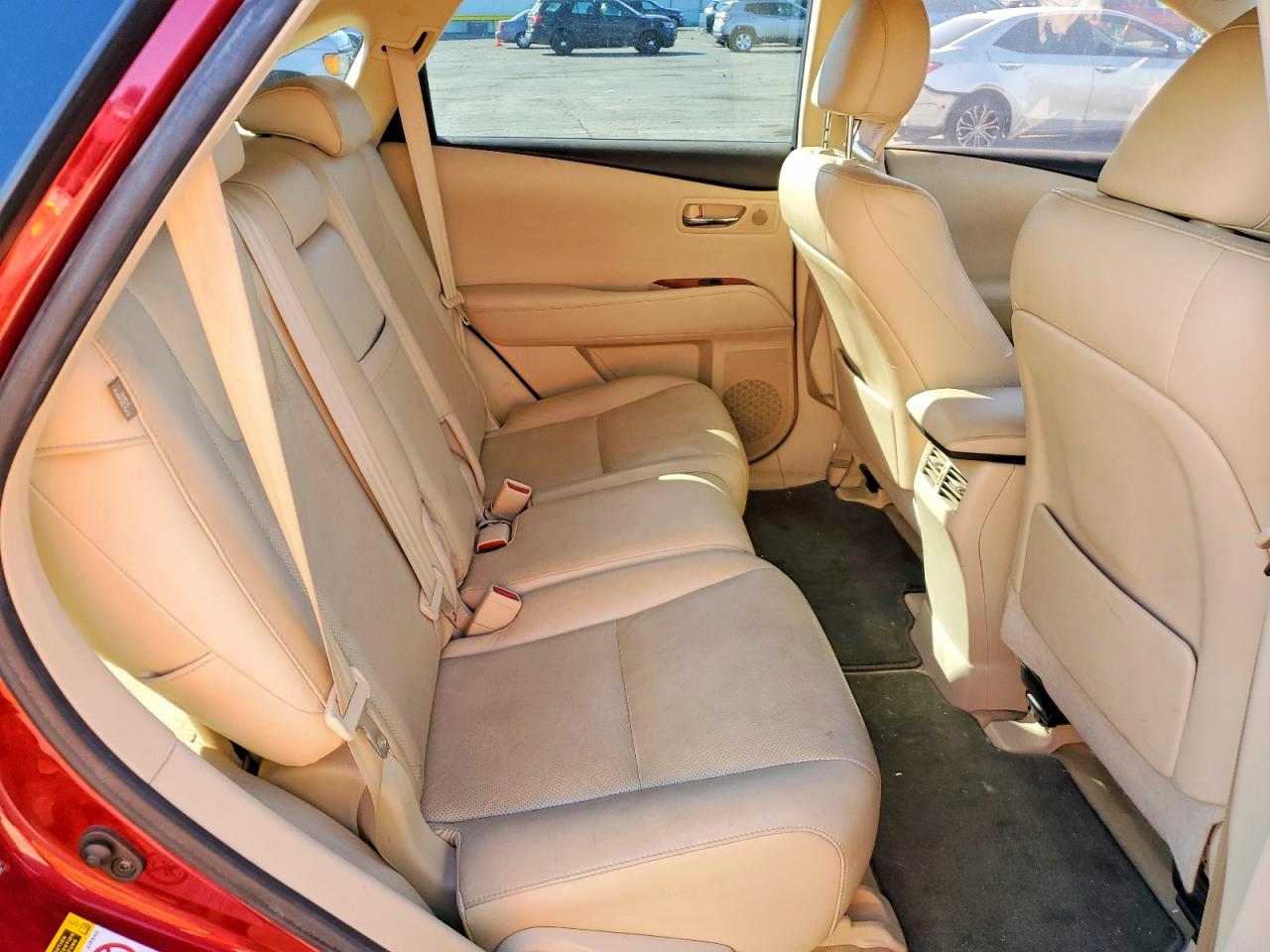 2010 Lexus Rx 350 Red vin: JTJZK1BA3A2001112