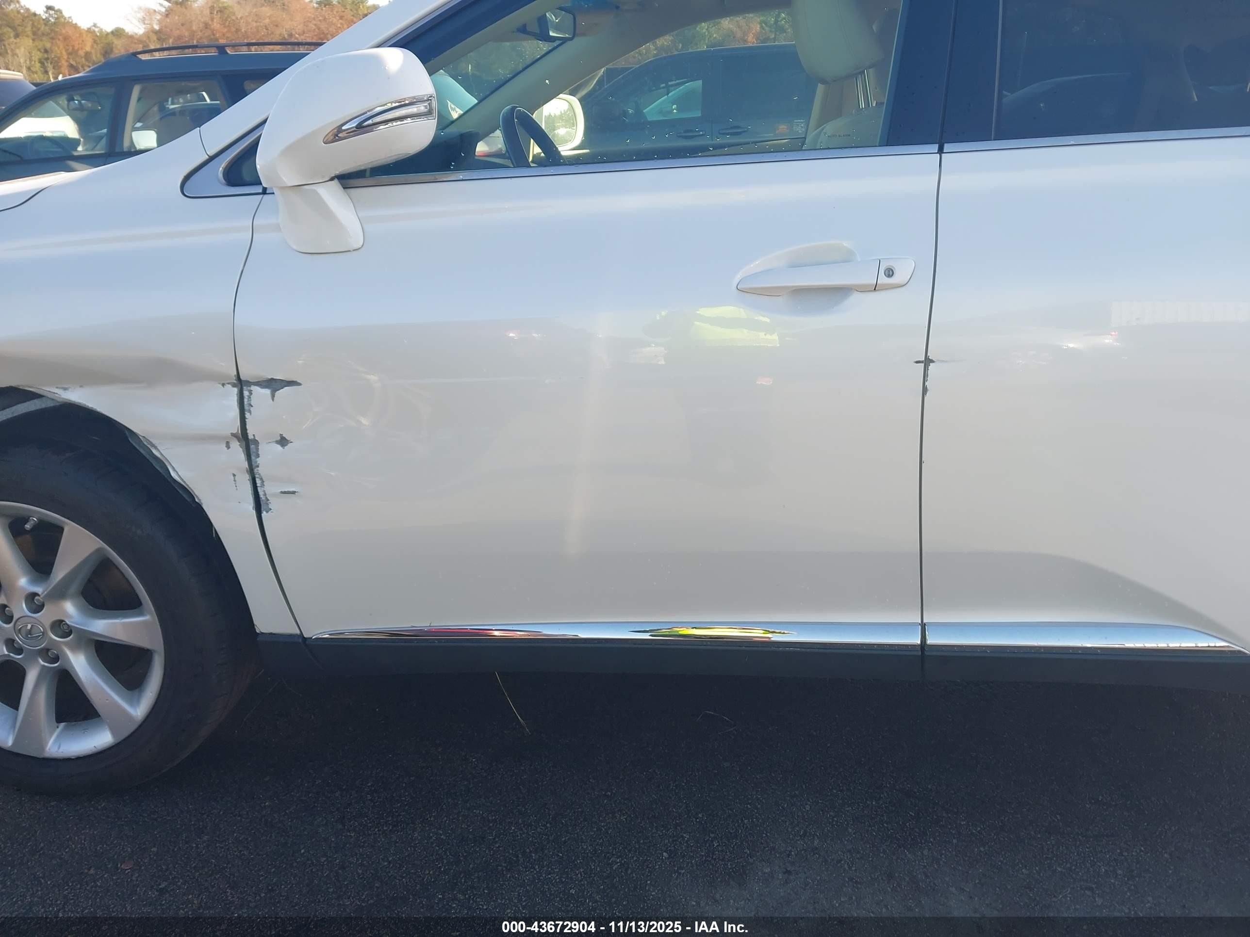 2010 Lexus Rx 350   White vin: JTJZK1BA3A2405270