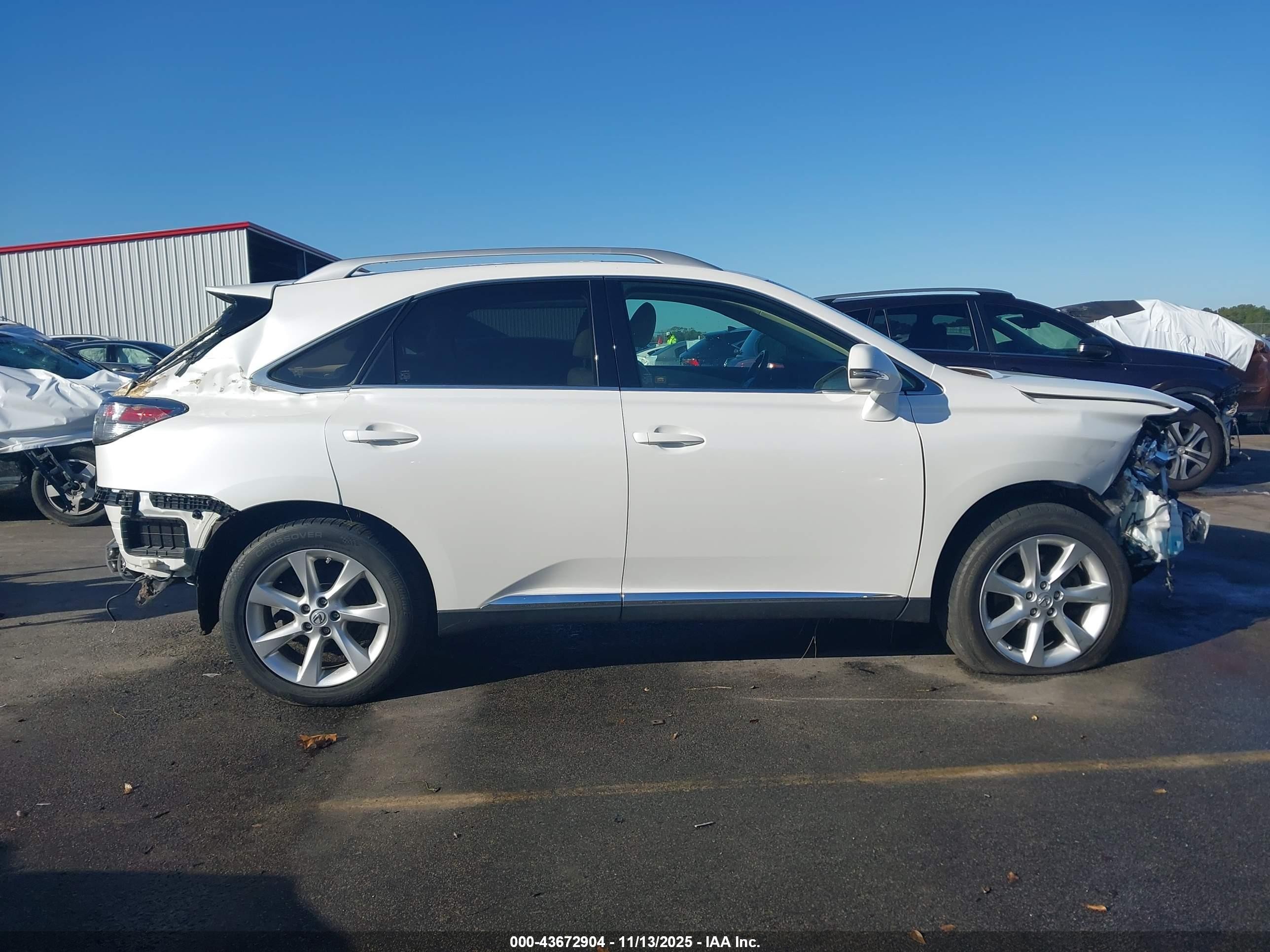 2010 Lexus Rx 350   White vin: JTJZK1BA3A2405270