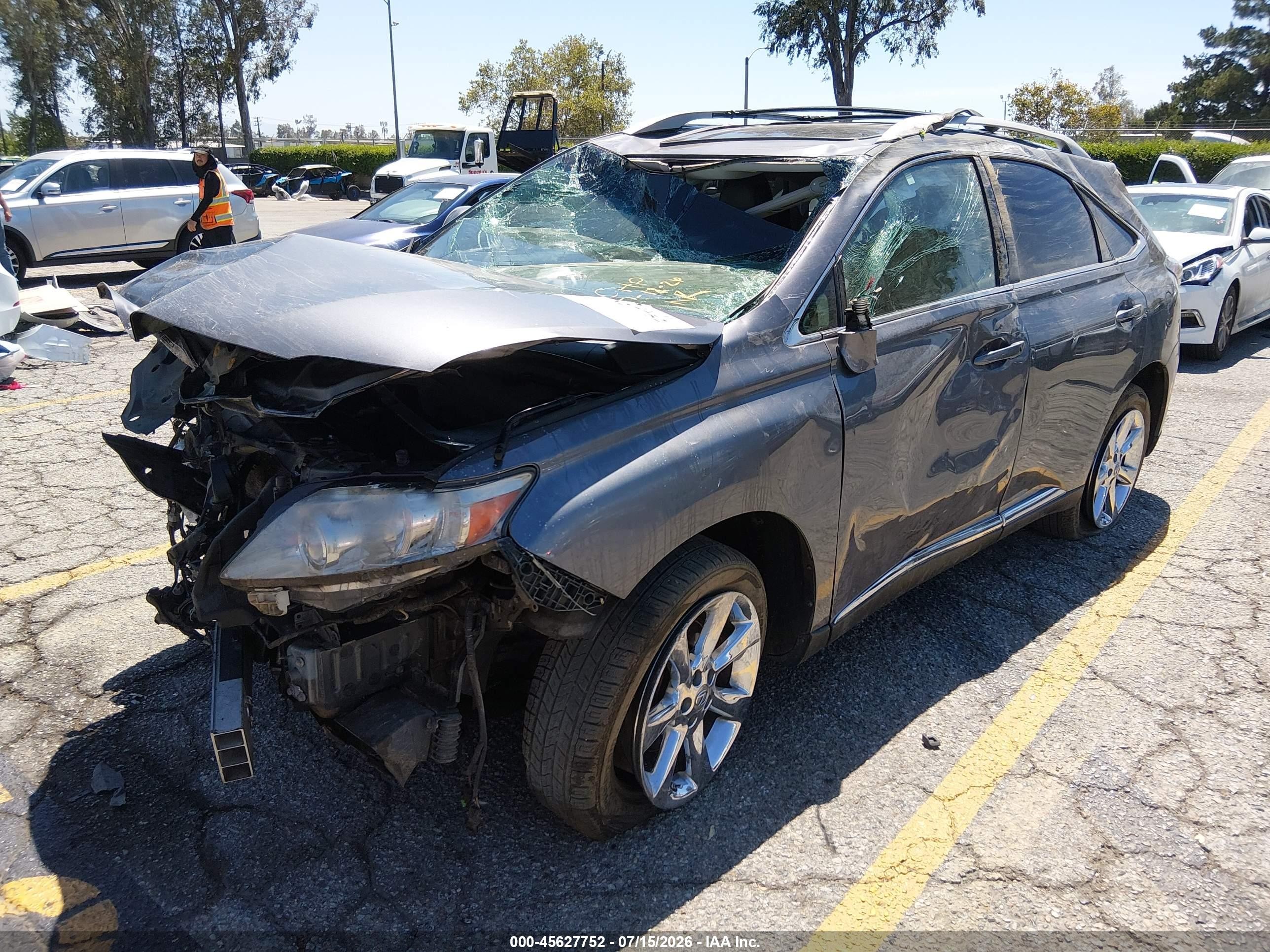 2012 Lexus Rx 350   Gray vin: JTJZK1BA3C2413758
