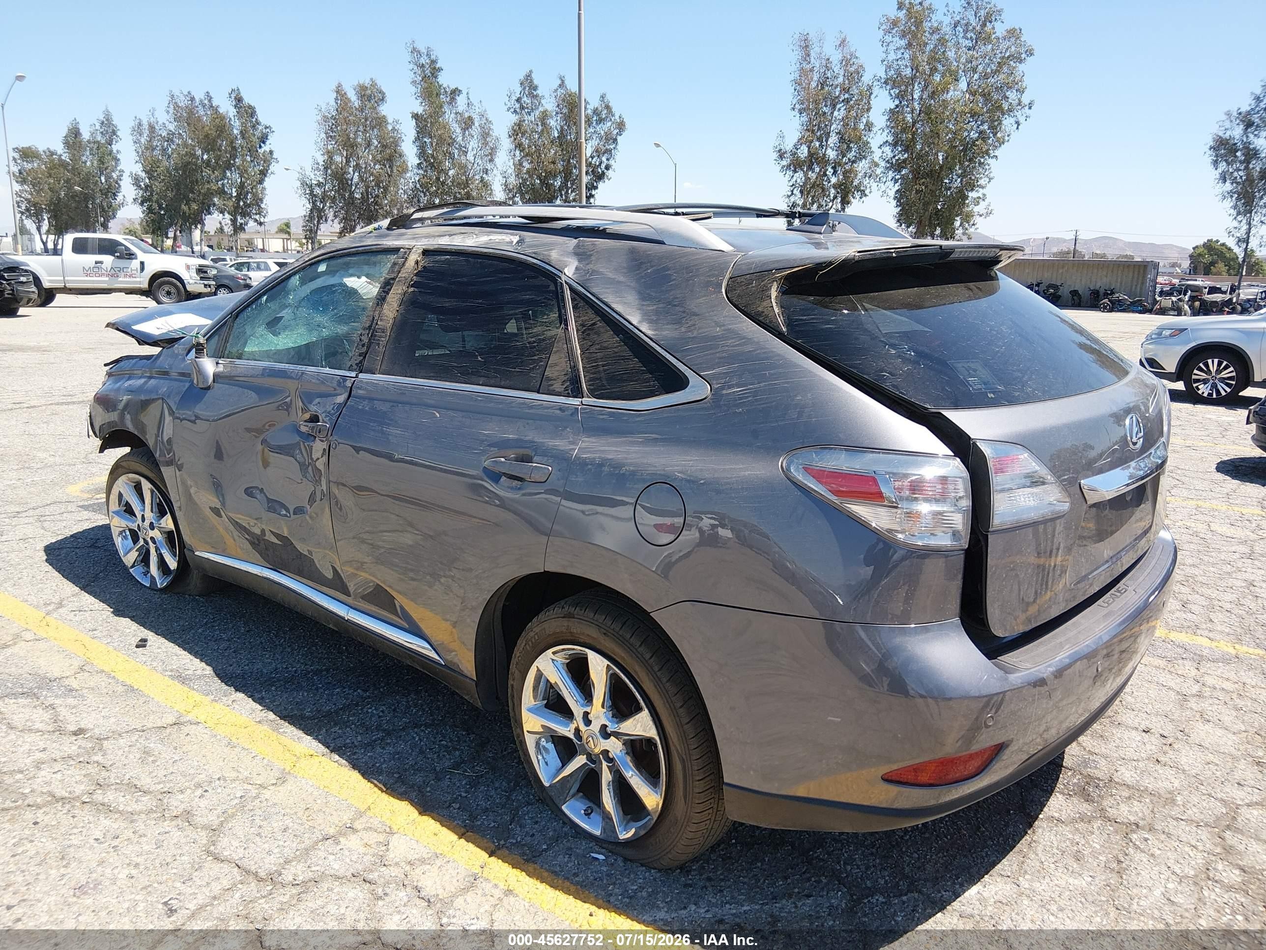 2012 Lexus Rx 350   Gray vin: JTJZK1BA3C2413758