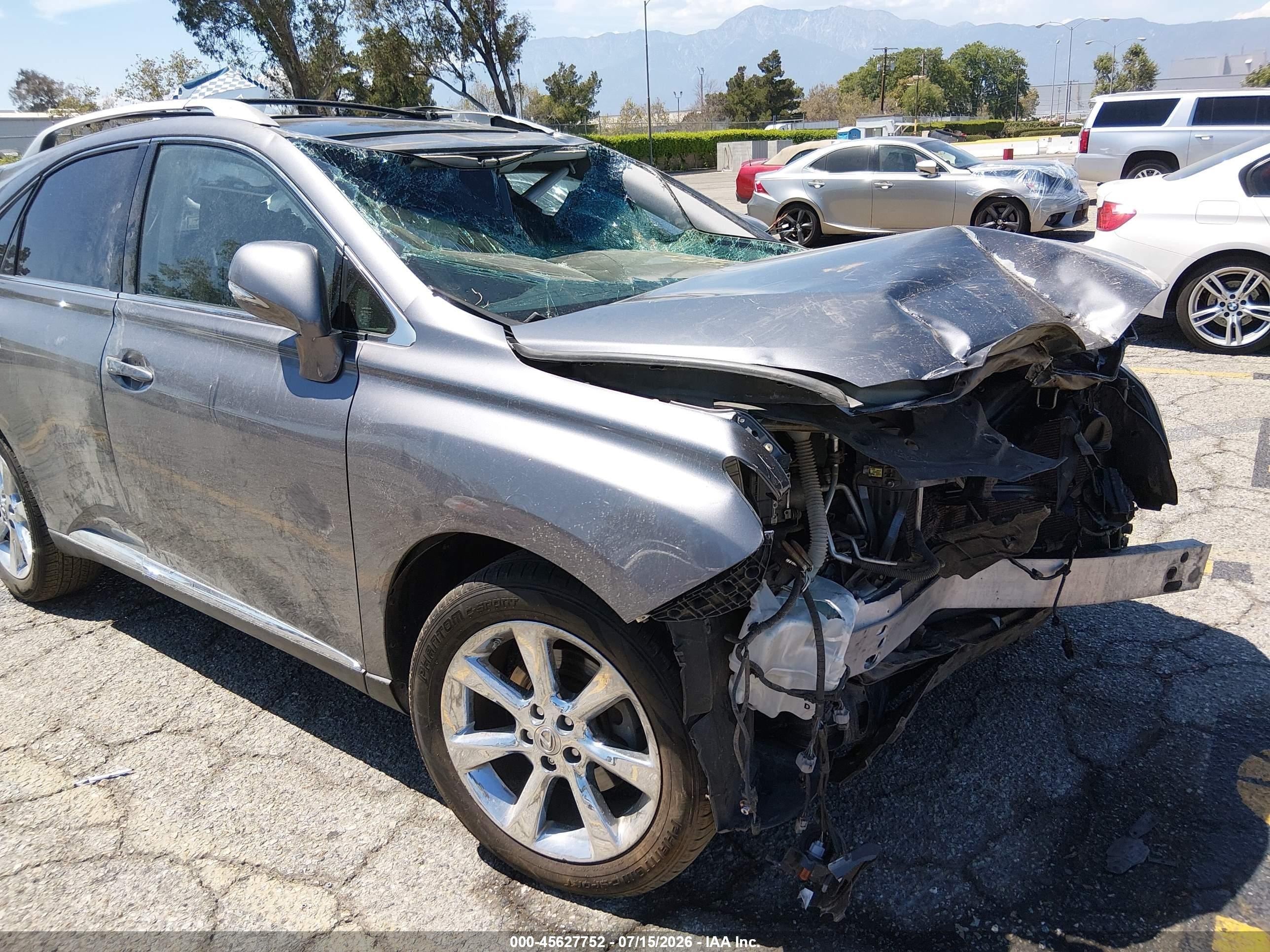 2012 Lexus Rx 350   Gray vin: JTJZK1BA3C2413758