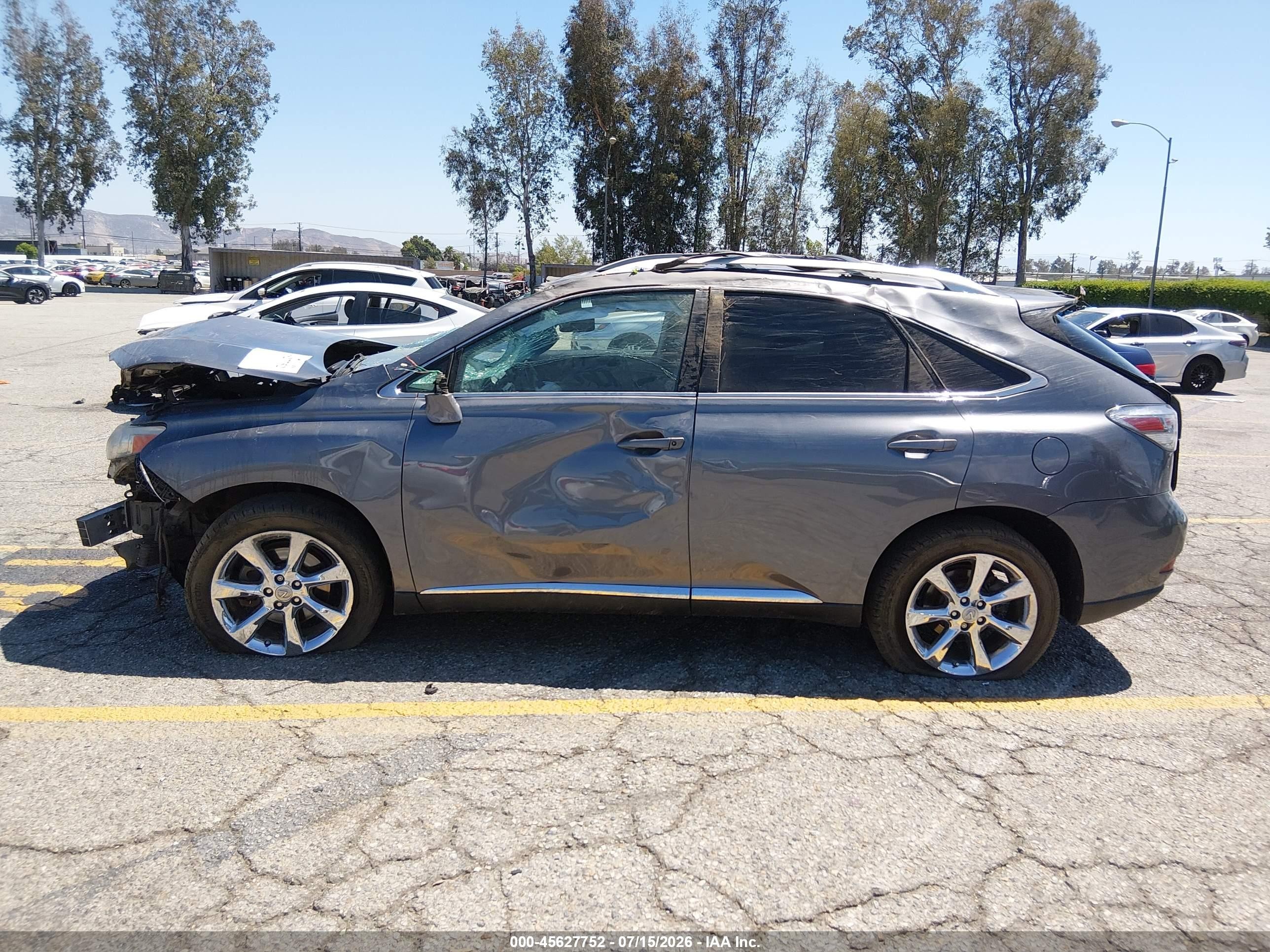 2012 Lexus Rx 350   Gray vin: JTJZK1BA3C2413758