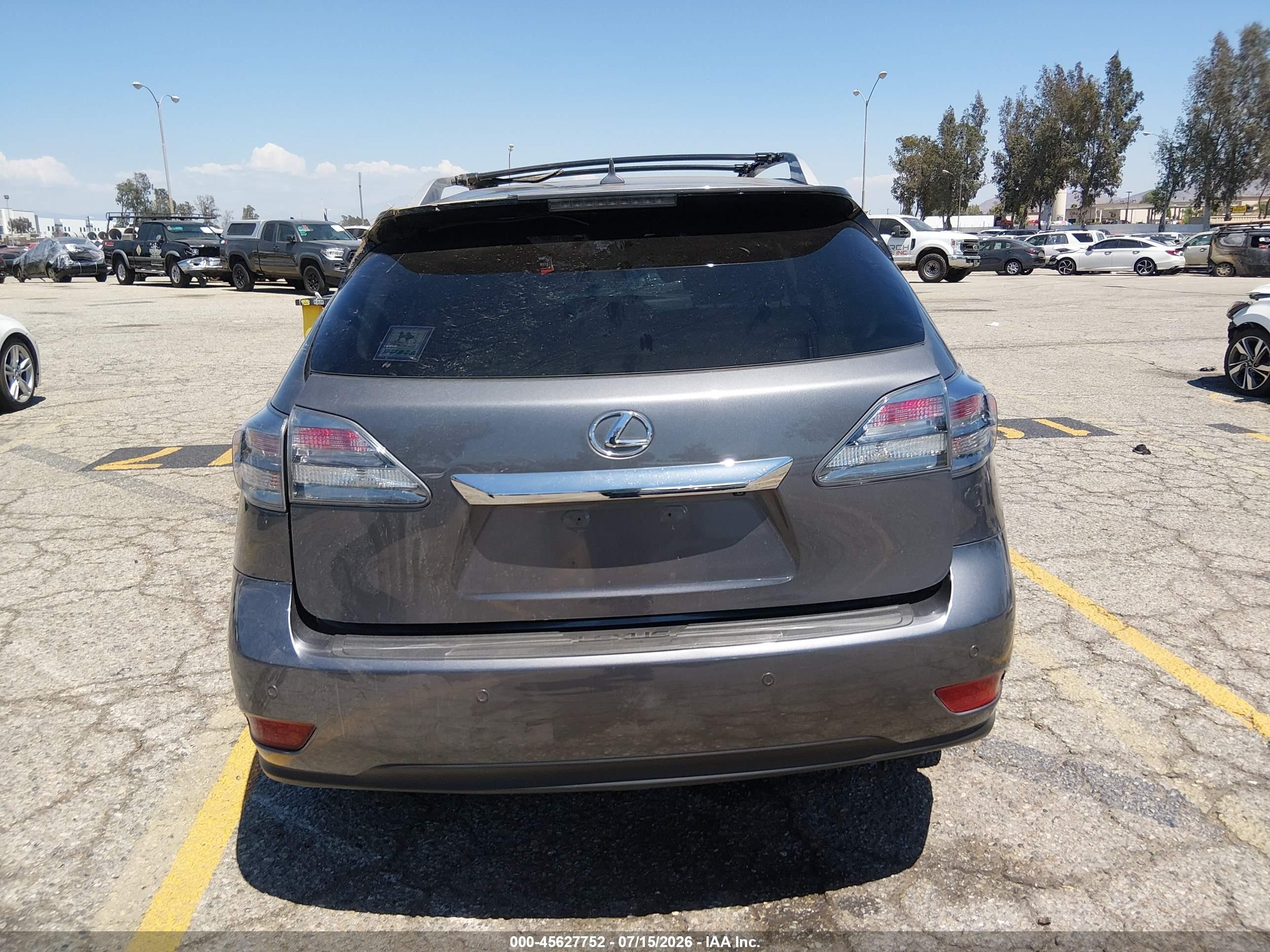 2012 Lexus Rx 350   Gray vin: JTJZK1BA3C2413758