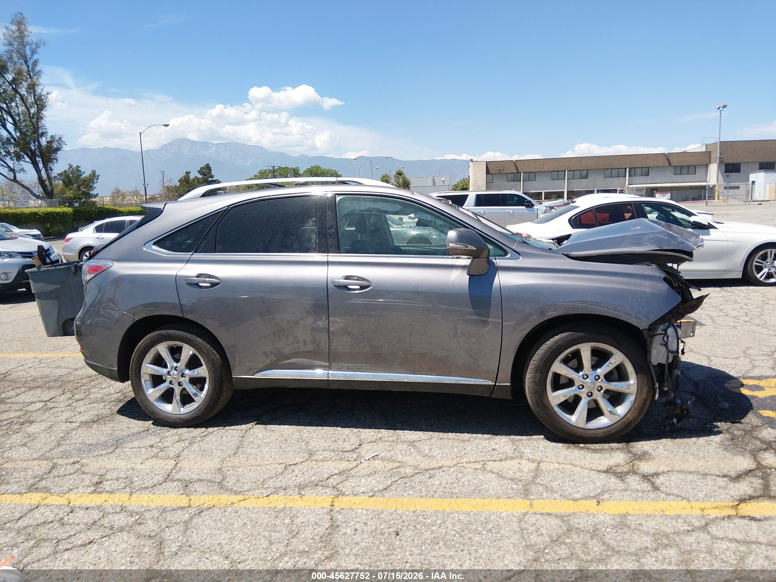 2012 Lexus Rx 350   Gray vin: JTJZK1BA3C2413758