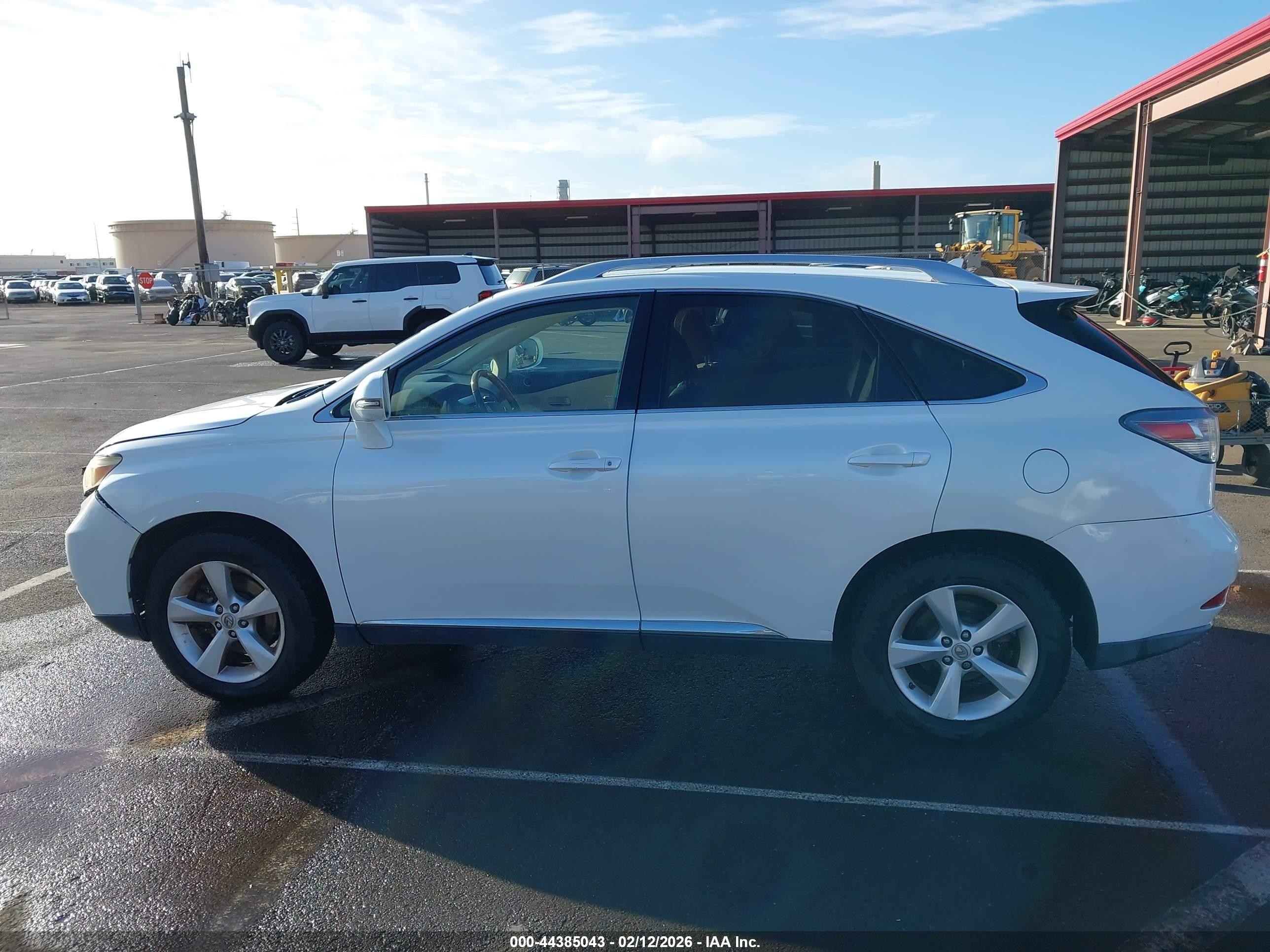 2012 Lexus Rx 350   White vin: JTJZK1BA3C2414019