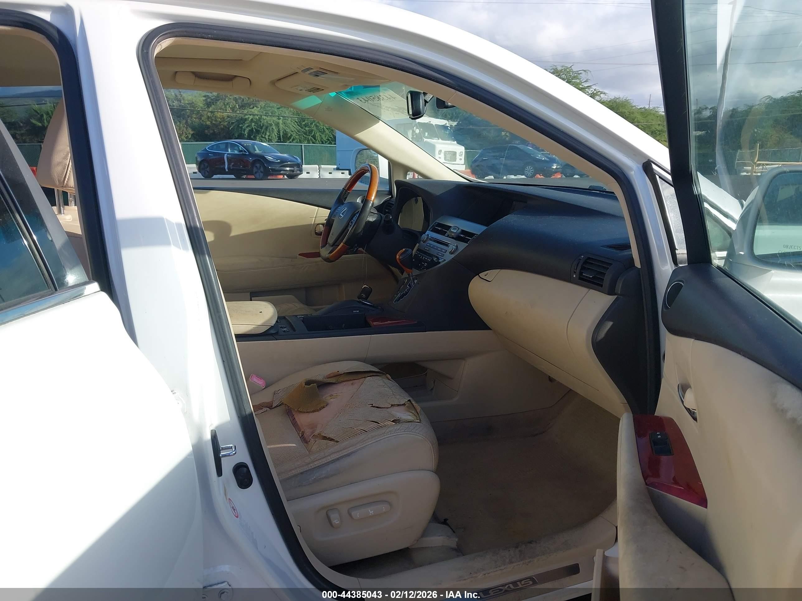2012 Lexus Rx 350   White vin: JTJZK1BA3C2414019